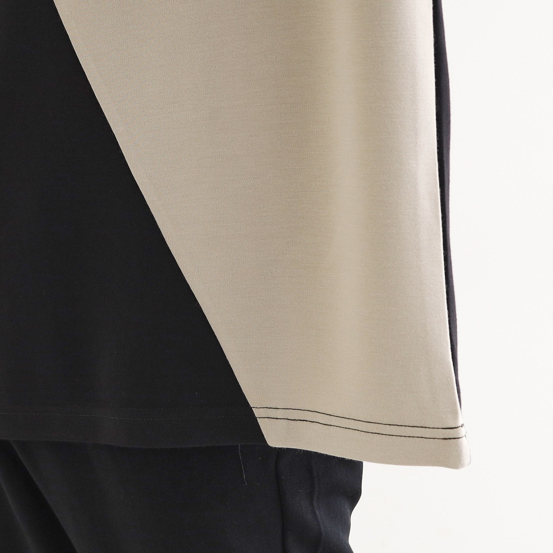 ティーケー タケオ キクチ tk.TAKEO KIKUCHI 【UV/接触冷感】ナナメ切替アソートTシャツ (ブラック(519)) ブラック(519)