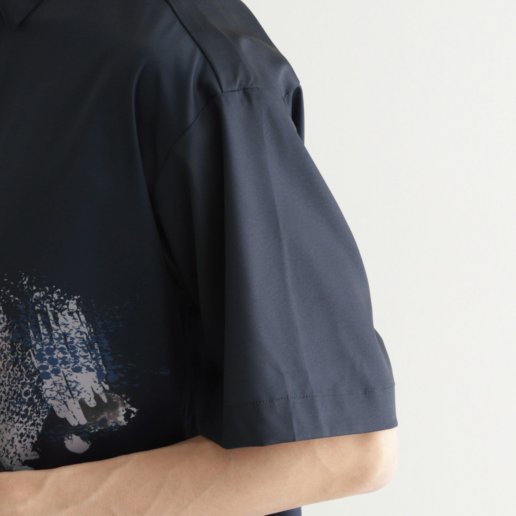 ティーケー タケオ キクチ tk.TAKEO KIKUCHI ペイント半袖シャツ (ネイビー(494)) ネイビー(494)