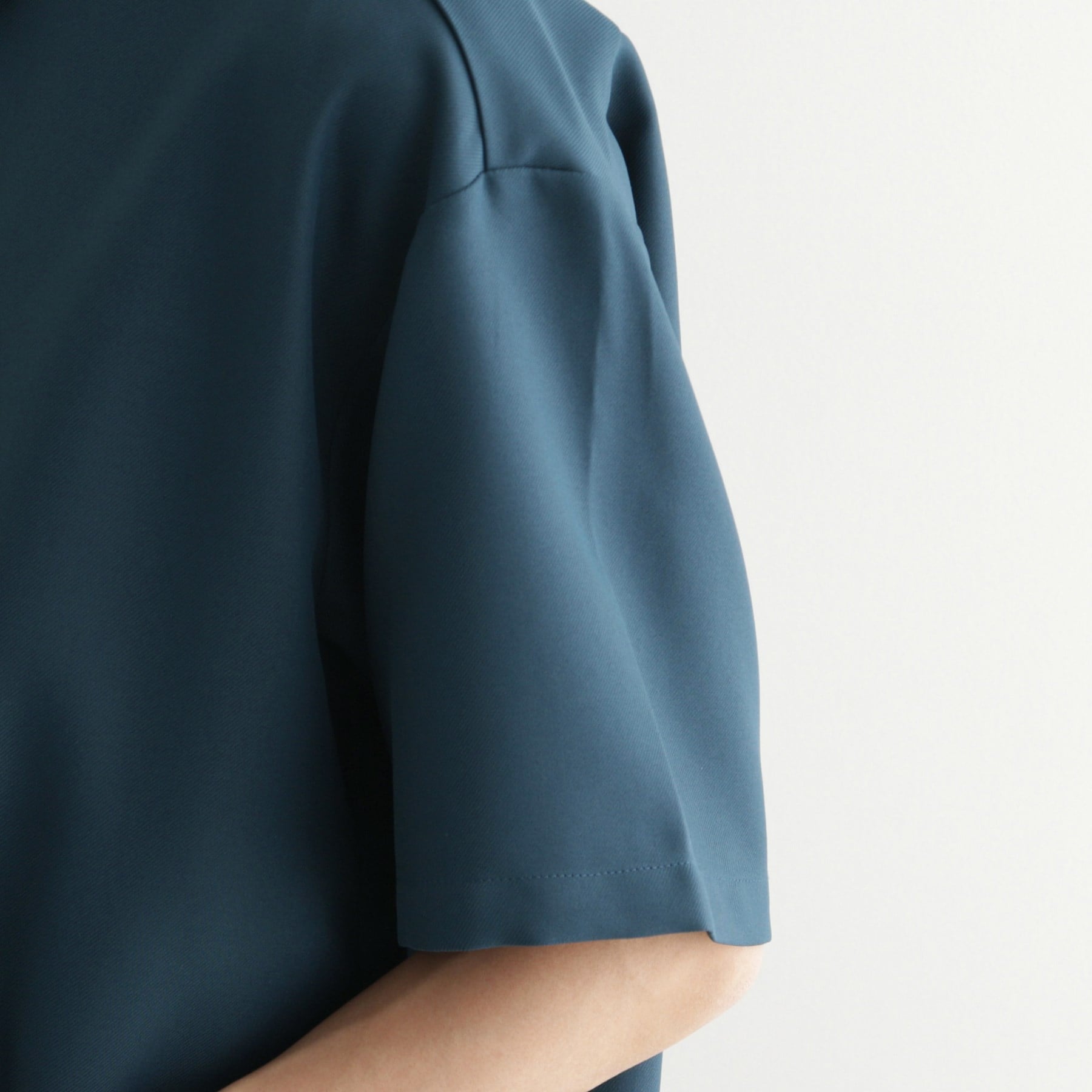 ティーケー タケオ キクチ tk.TAKEO KIKUCHI エンブロハーフジップシャツ (ブルー(093)) ブルー(093)