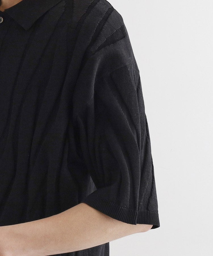 ティーケー タケオ キクチ tk.TAKEO KIKUCHI ジャカードニットポロ (グレー(012)) グレー(012)