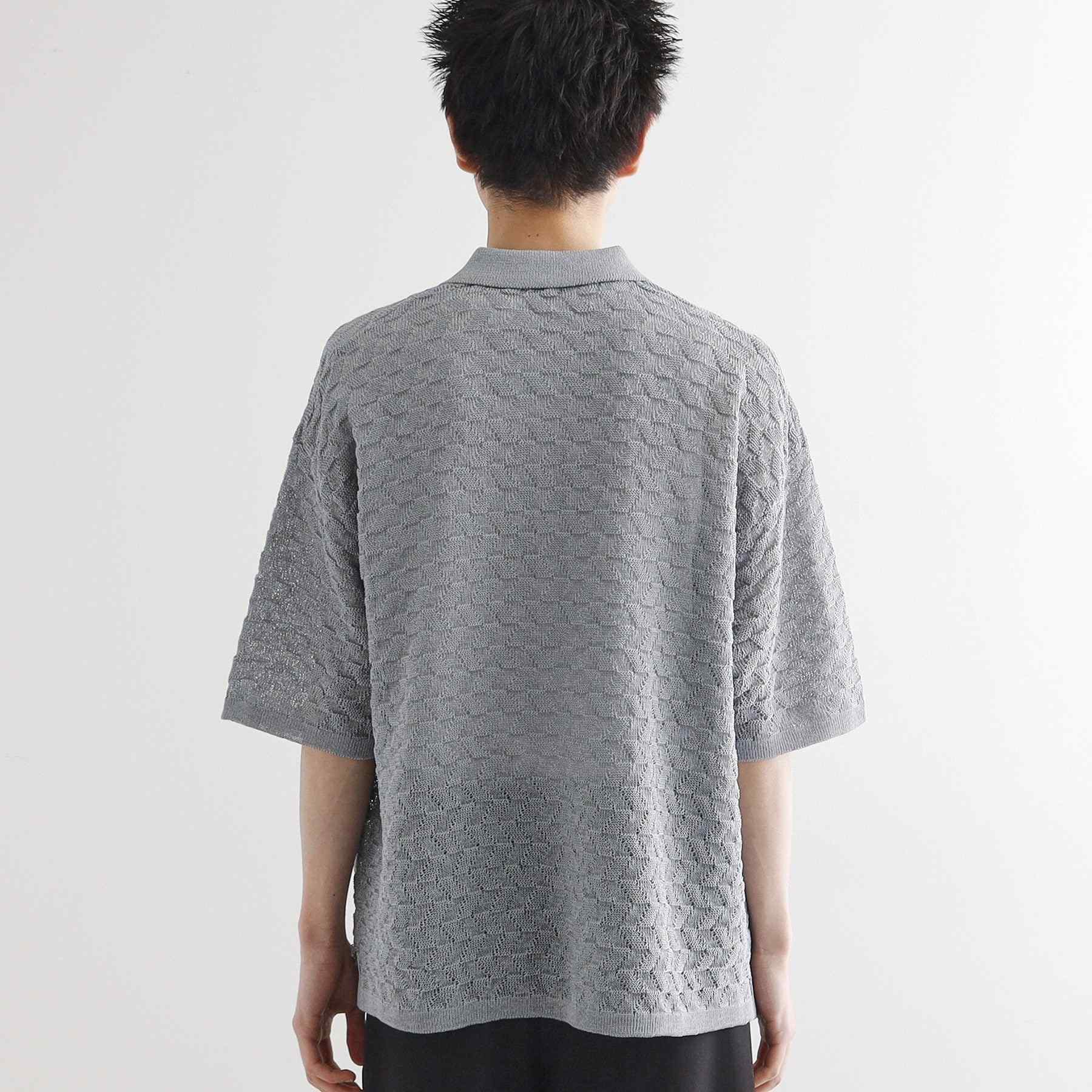 ティーケー タケオ キクチ tk.TAKEO KIKUCHI ニットポロカーディガン (ライトグレー(011)) ライトグレー(011)