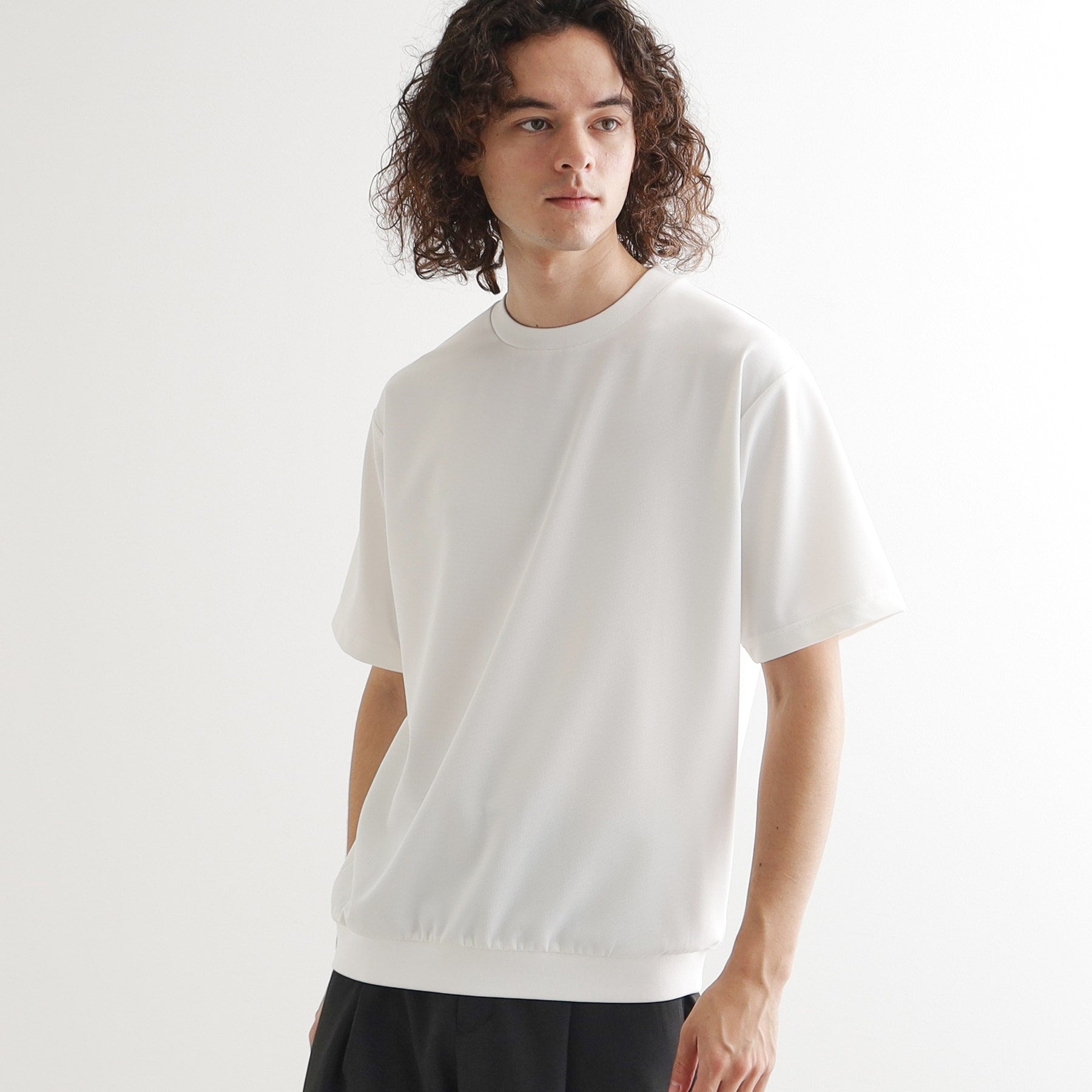 ティーケー タケオ キクチ tk.TAKEO KIKUCHI スマート半袖カットソー (ホワイト(001)) ホワイト(001)