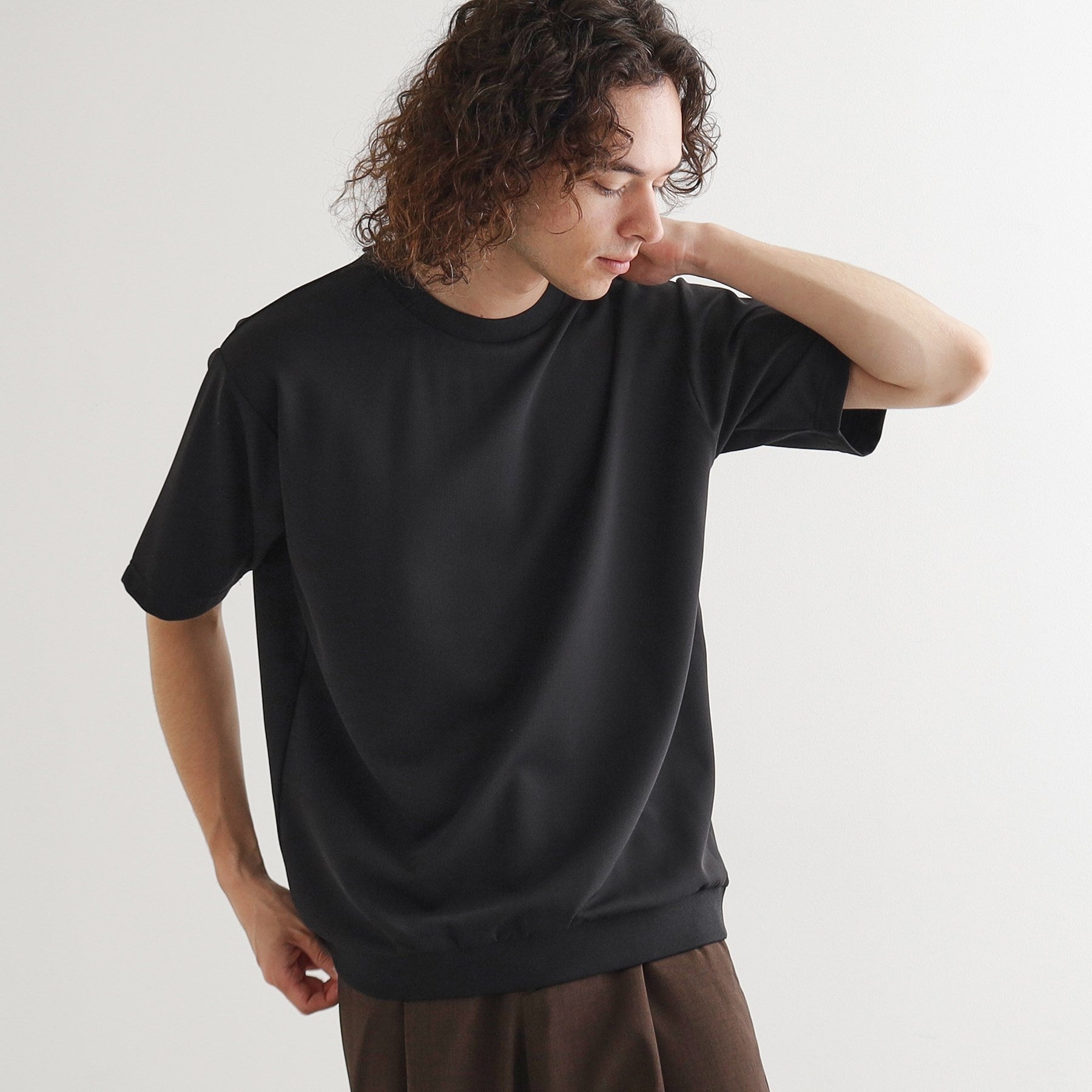 ティーケー タケオ キクチ tk.TAKEO KIKUCHI スマート半袖カットソー (ブラック(019)) ブラック(019)