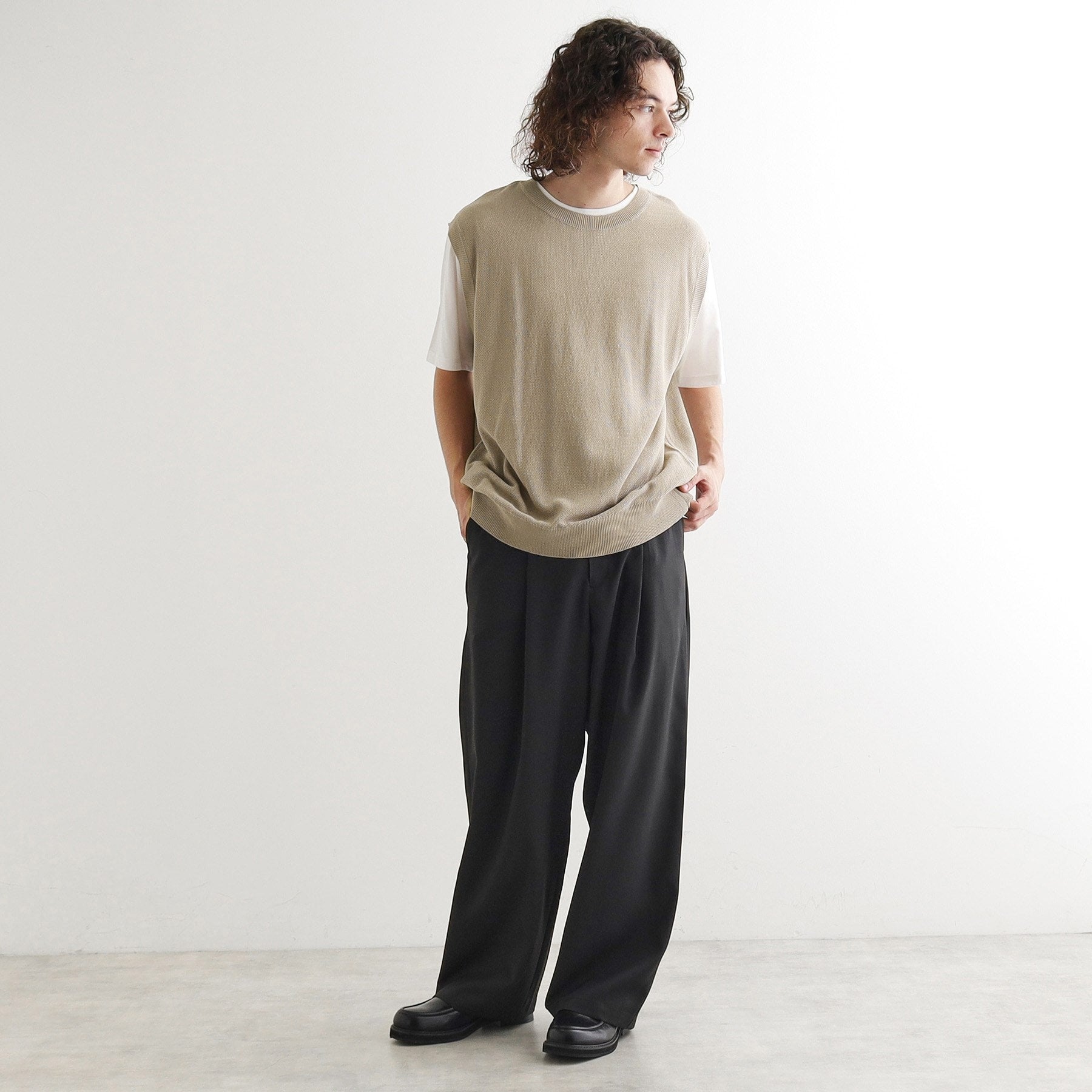 ティーケー タケオ キクチ tk.TAKEO KIKUCHI 【セットアイテム】ニットベストアンサンブル (ベージュ(052)) ベージュ(052)