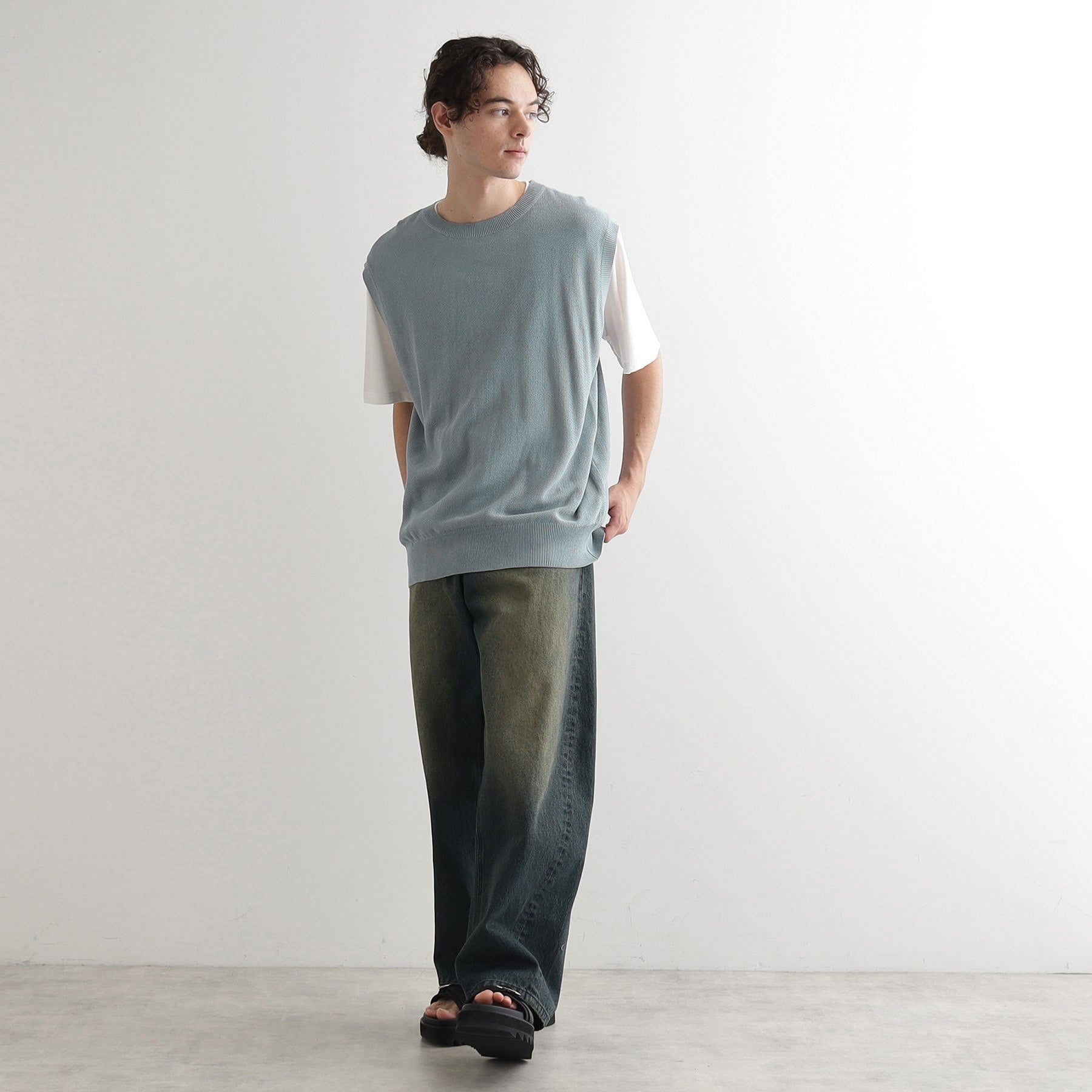 ティーケー タケオ キクチ tk.TAKEO KIKUCHI 【セットアイテム】ニットベストアンサンブル (ベージュ(052)) ベージュ(052)