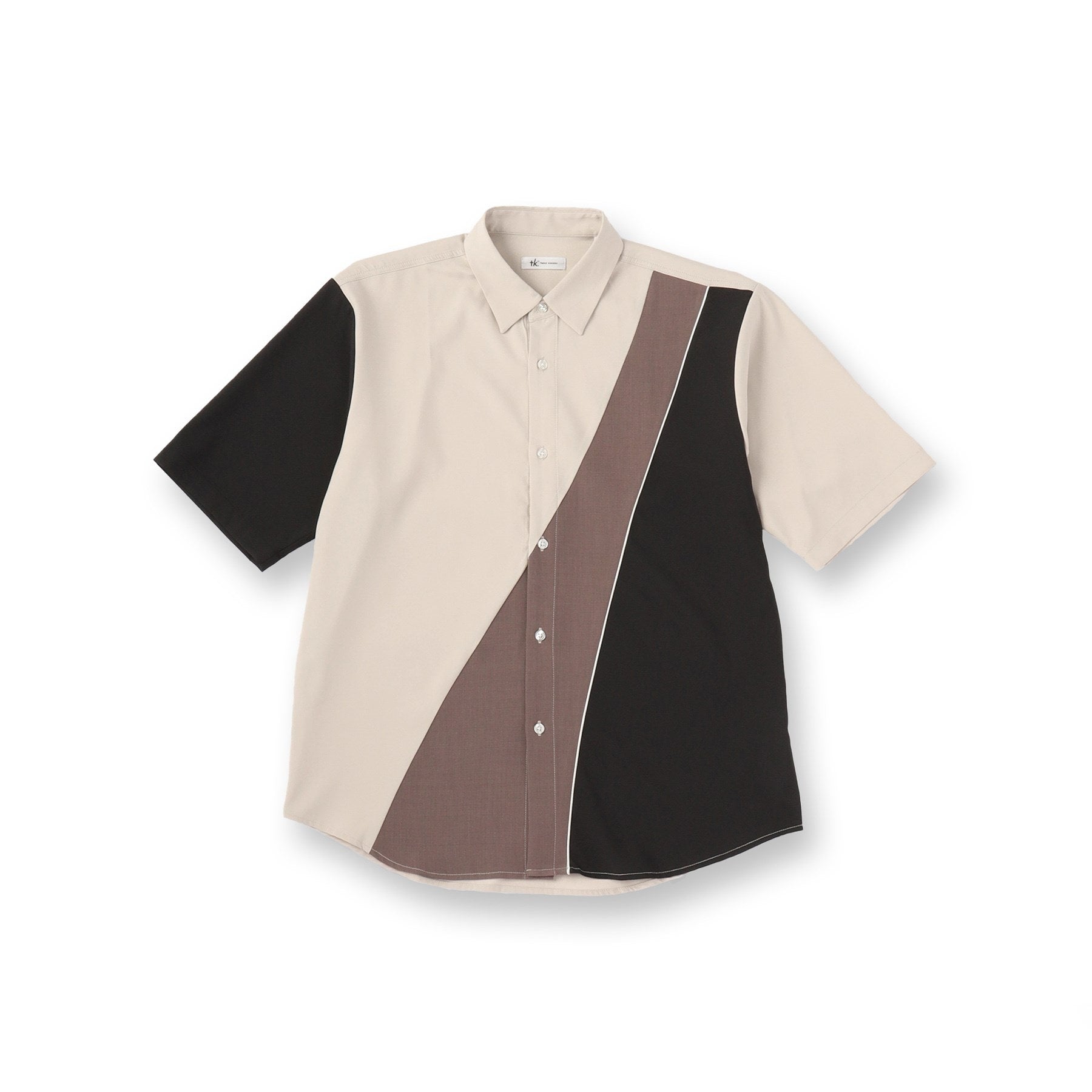 ティーケー タケオ キクチ tk.TAKEO KIKUCHI カーブスイッチシャツ (ホワイト(501)) ホワイト(501)