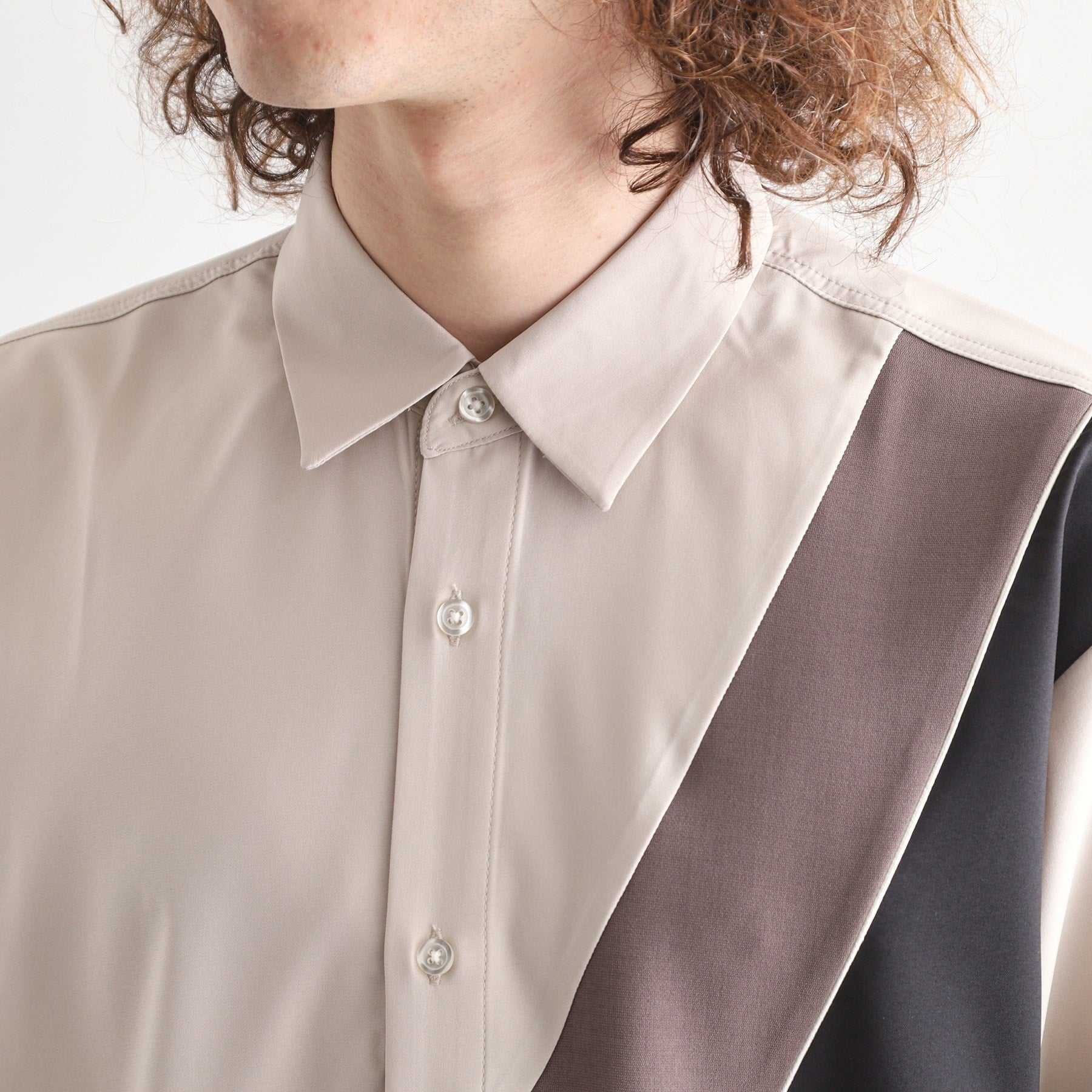 ティーケー タケオ キクチ tk.TAKEO KIKUCHI カーブスイッチシャツ (ホワイト(501)) ホワイト(501)