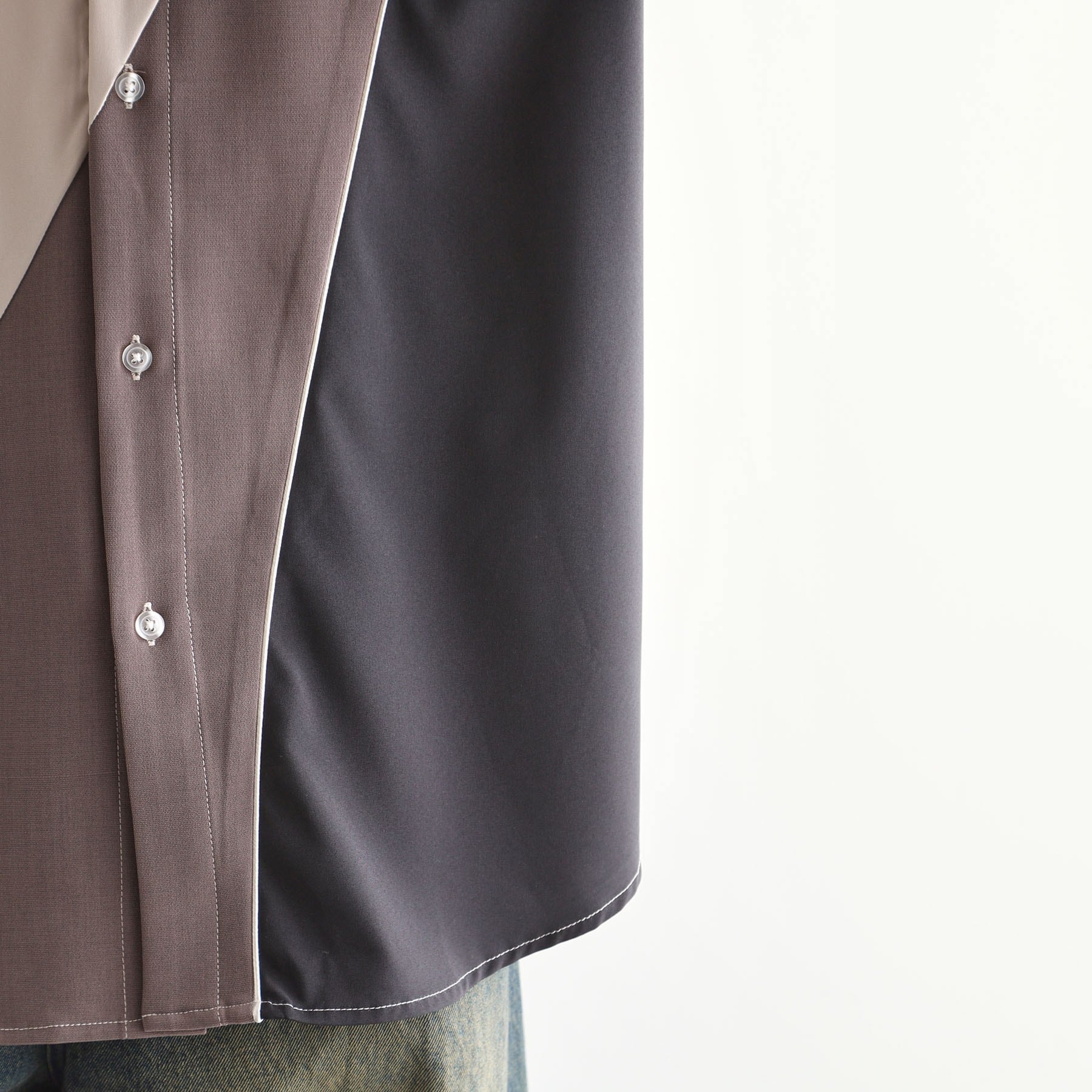 ティーケー タケオ キクチ tk.TAKEO KIKUCHI カーブスイッチシャツ (ホワイト(501)) ホワイト(501)