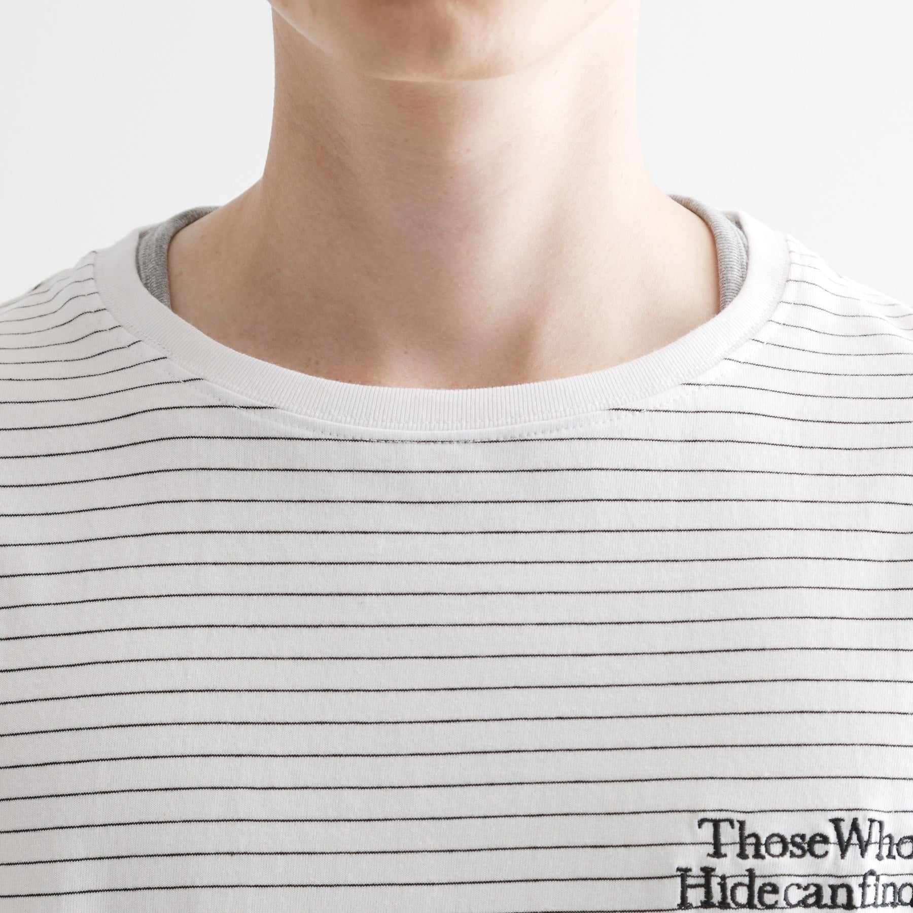 ティーケー タケオ キクチ tk.TAKEO KIKUCHI マイクロボーダーフェイクTシャツ (ネイビー(394)) ネイビー(394)