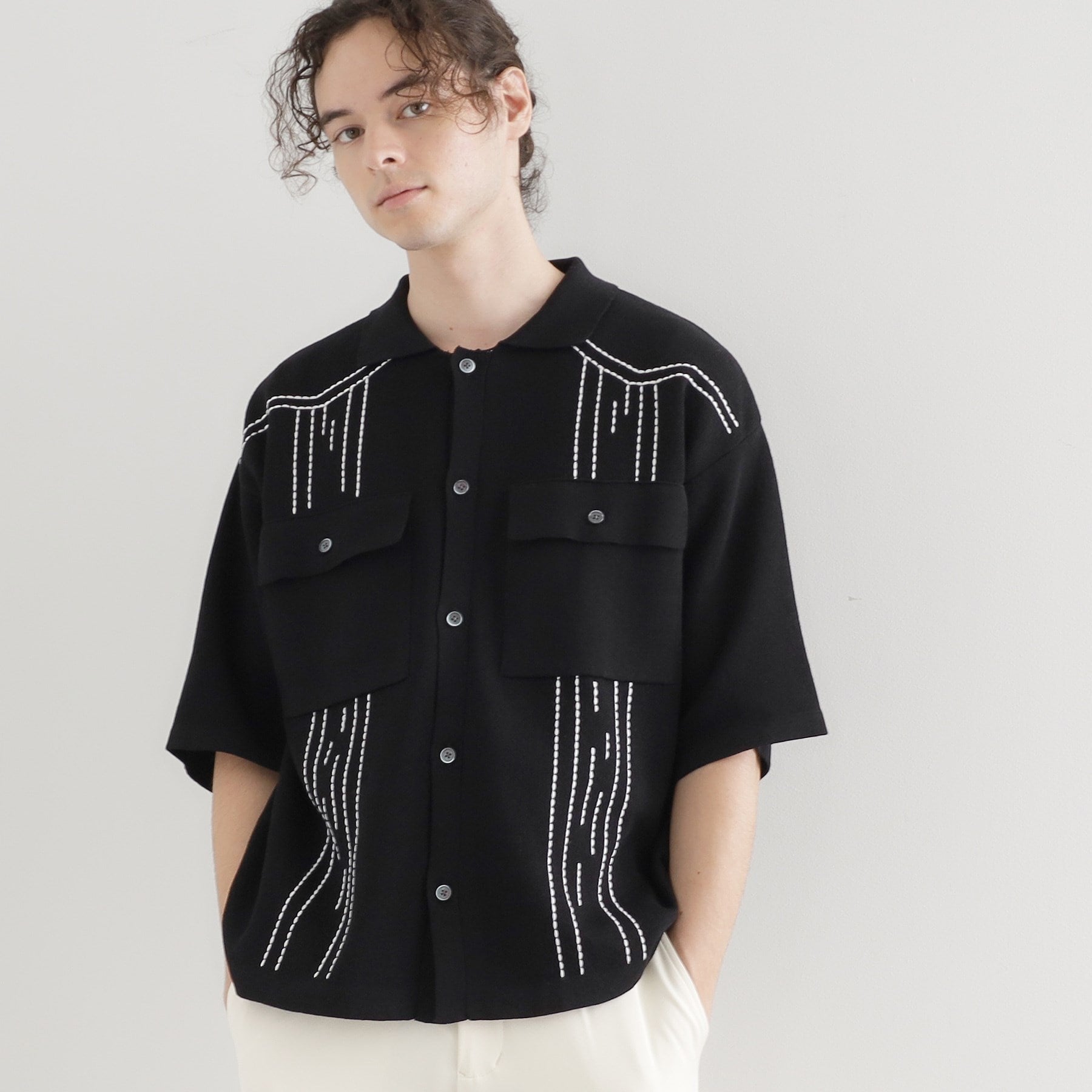 ティーケー タケオ キクチ tk.TAKEO KIKUCHI ウェスタンポロカーディガン (ブラウン(044)) ブラウン(044)