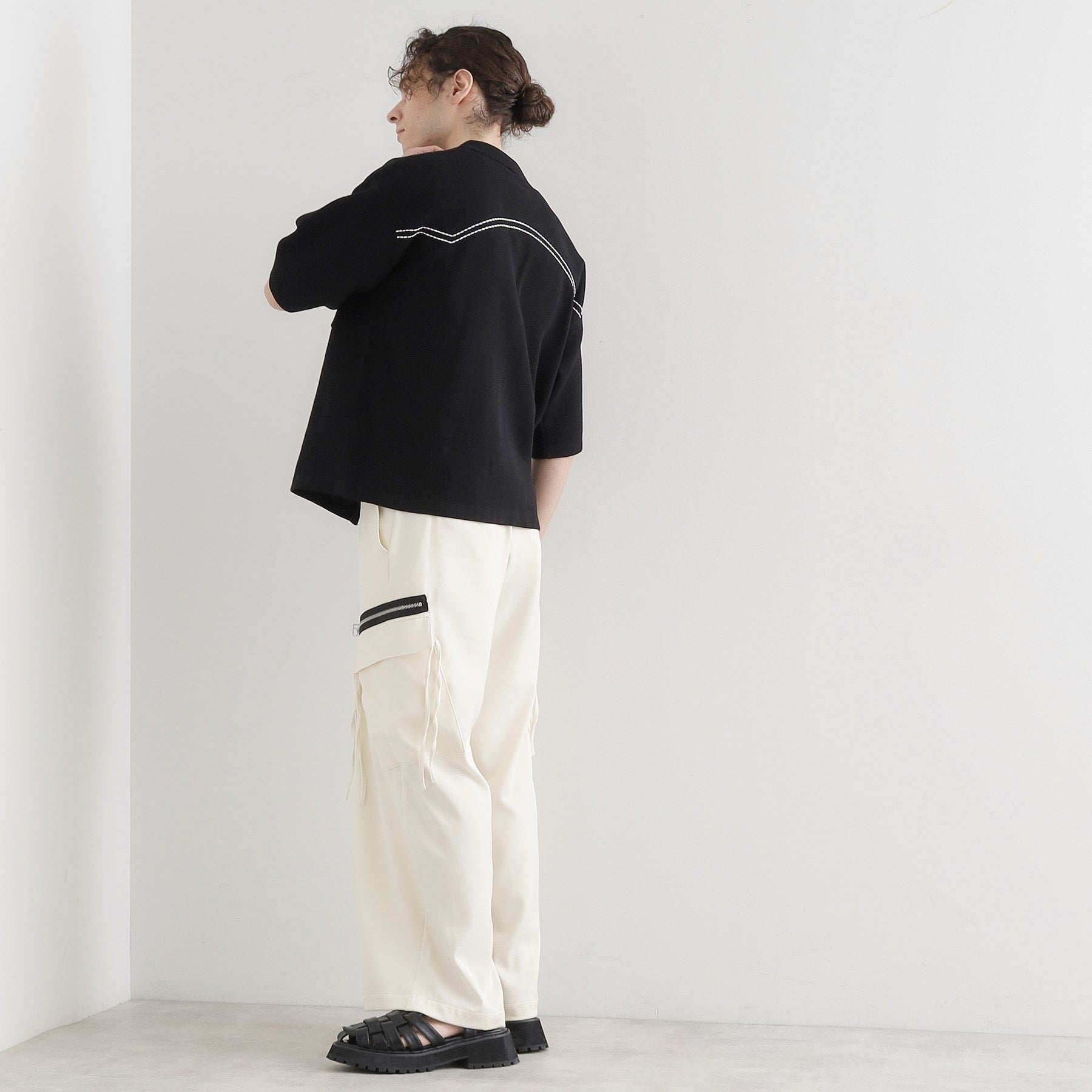 ティーケー タケオ キクチ tk.TAKEO KIKUCHI ウェスタンポロカーディガン (ブラウン(044)) ブラウン(044)