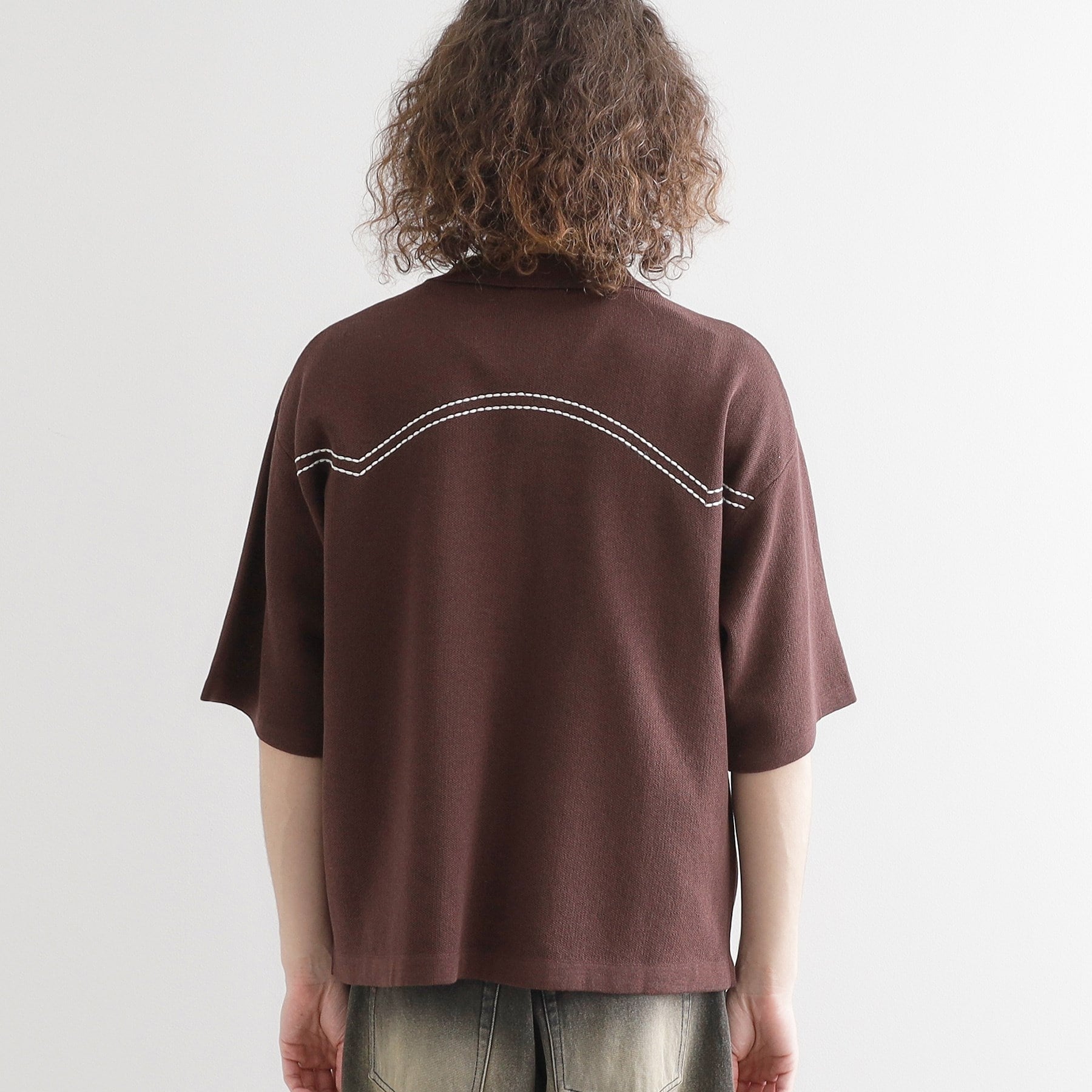 ティーケー タケオ キクチ tk.TAKEO KIKUCHI ウェスタンポロカーディガン (ブラウン(044)) ブラウン(044)