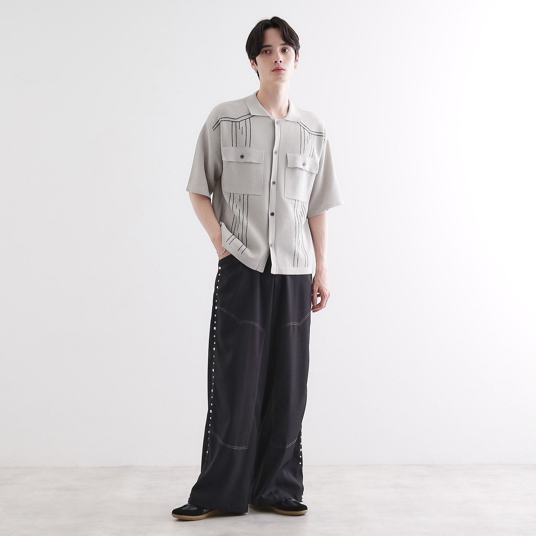 ティーケー タケオ キクチ tk.TAKEO KIKUCHI ウェスタンポロカーディガン (ブラウン(044)) ブラウン(044)