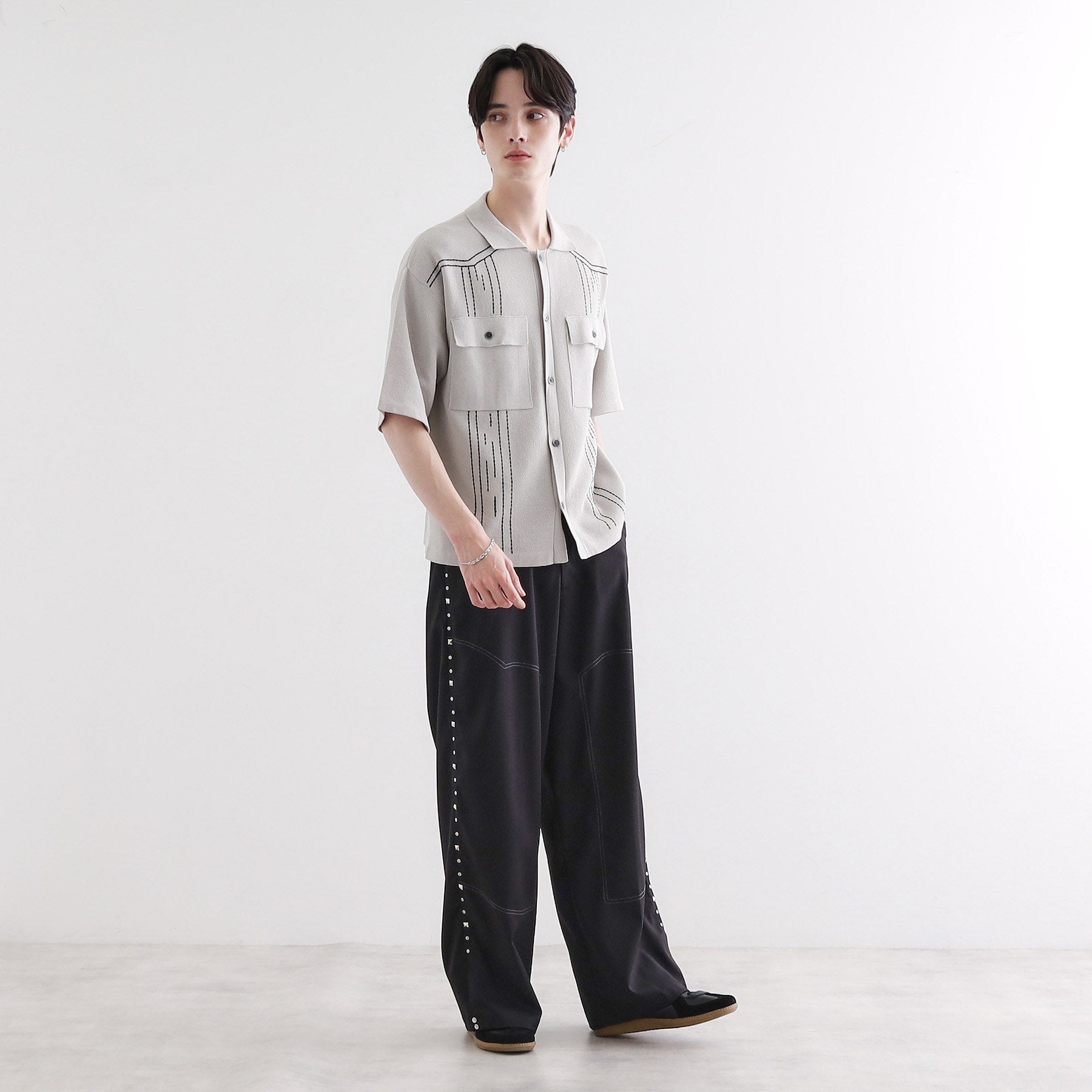 ティーケー タケオ キクチ tk.TAKEO KIKUCHI ウェスタンポロカーディガン (ブラウン(044)) ブラウン(044)