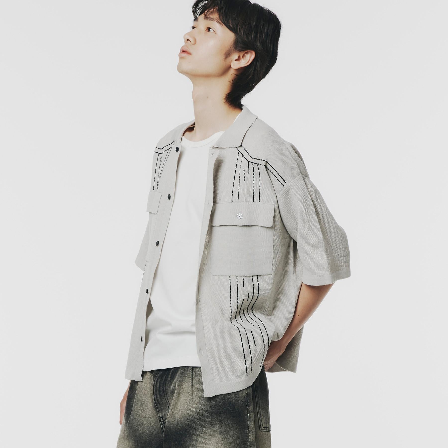 ティーケー タケオ キクチ tk.TAKEO KIKUCHI ウェスタンポロカーディガン (ブラウン(044)) ブラウン(044)