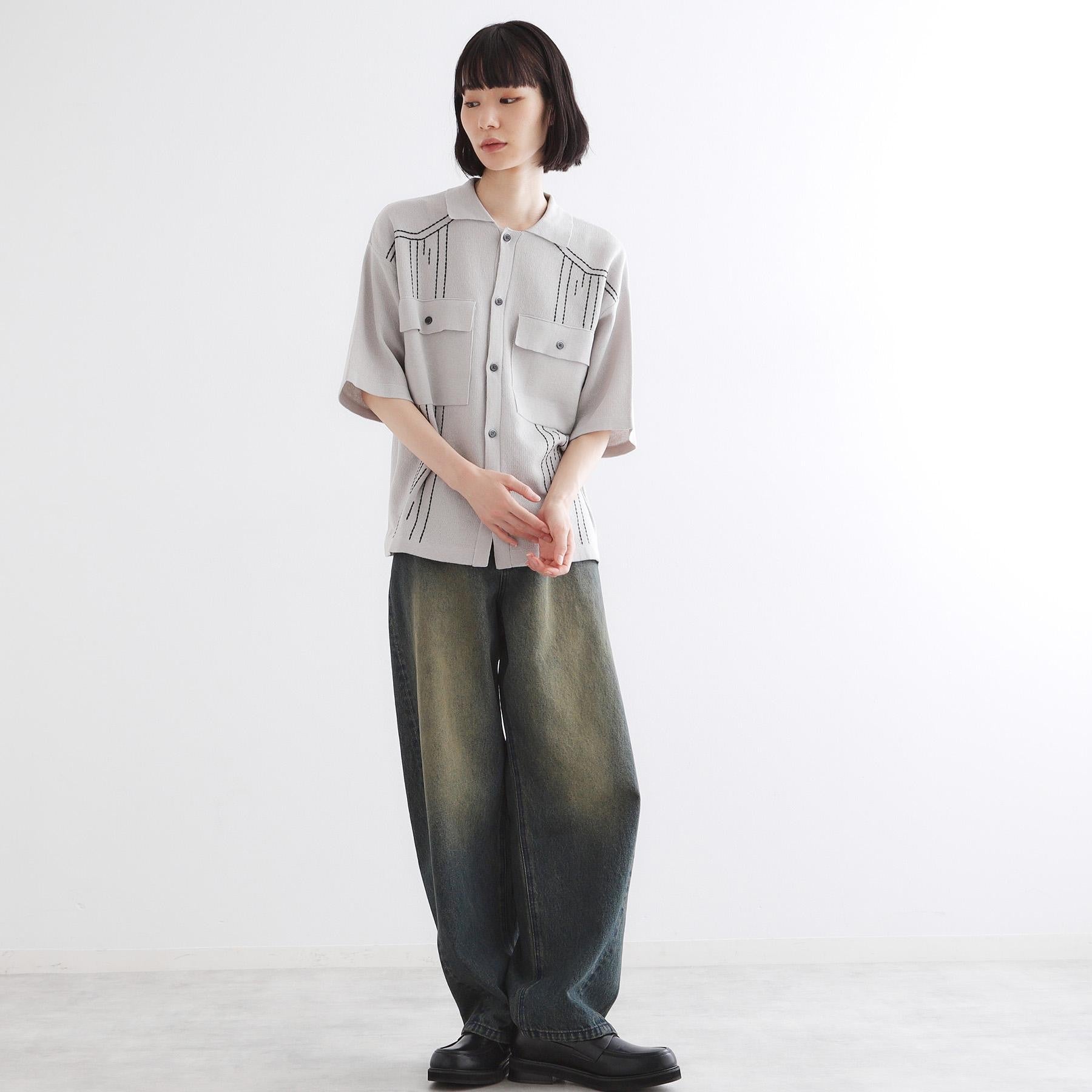 ティーケー タケオ キクチ tk.TAKEO KIKUCHI ウェスタンポロカーディガン (ブラウン(044)) ブラウン(044)