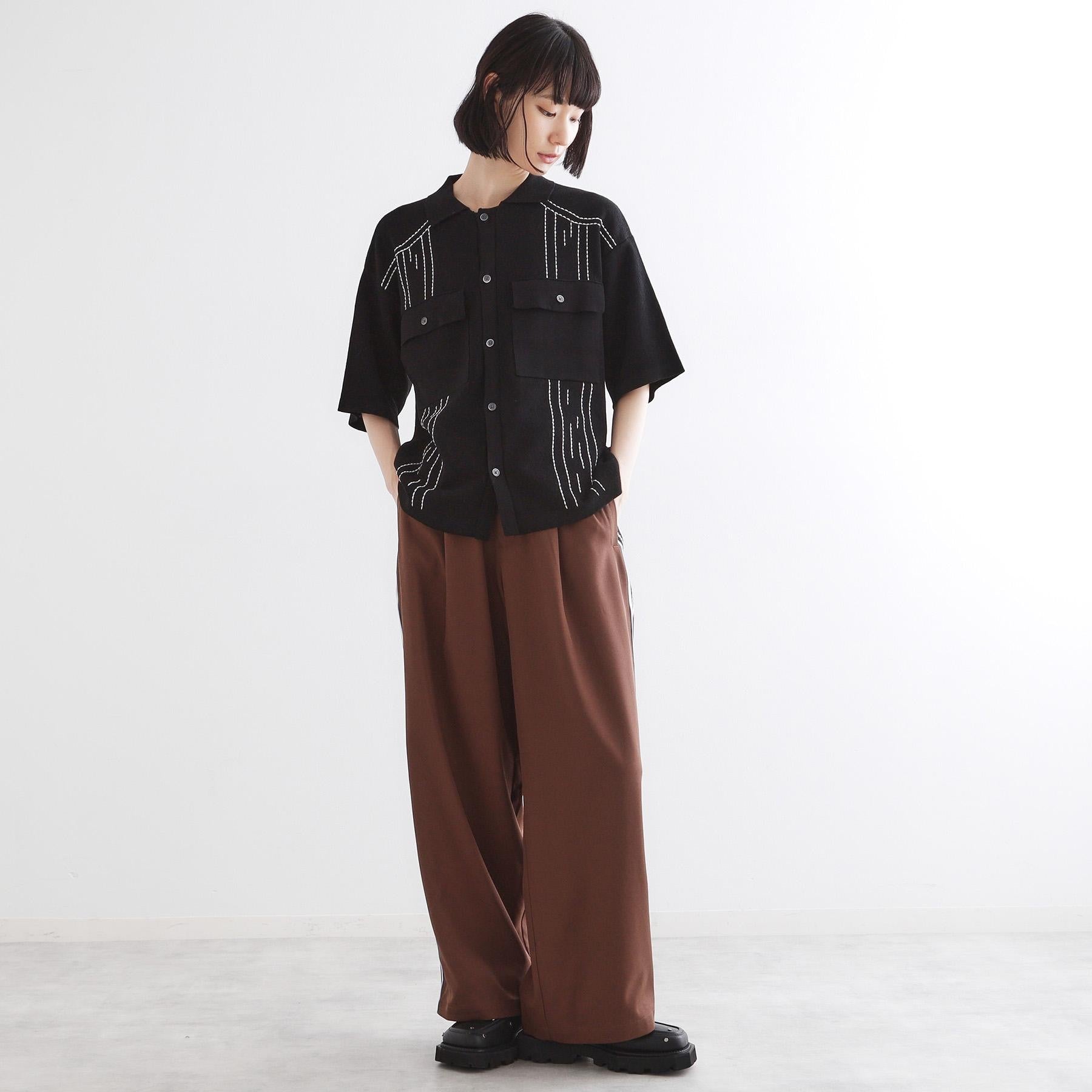 ティーケー タケオ キクチ tk.TAKEO KIKUCHI ウェスタンポロカーディガン (ブラウン(044)) ブラウン(044)