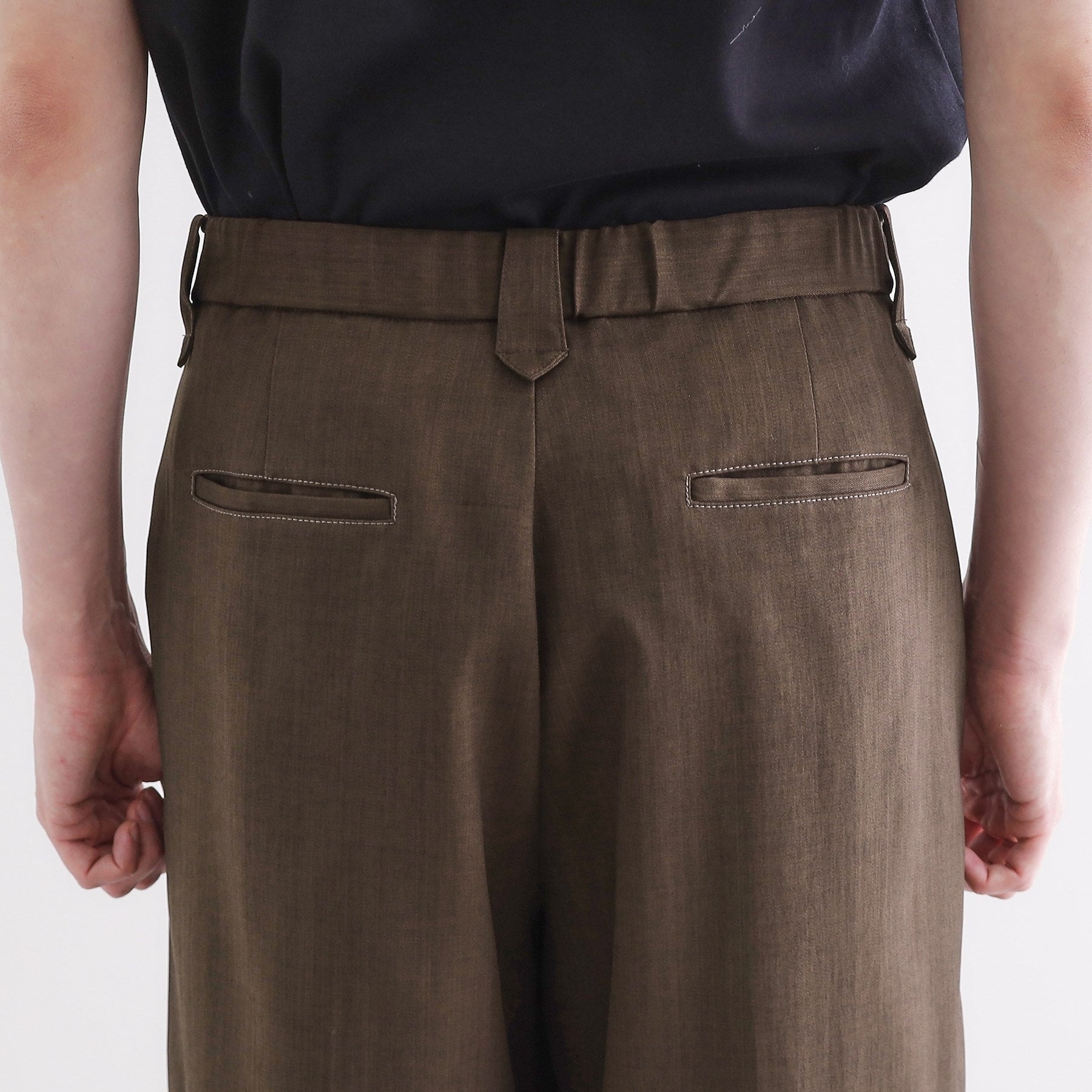 ティーケー タケオ キクチ tk.TAKEO KIKUCHI スタッズスラックス (ブラック(019)) ブラック(019)