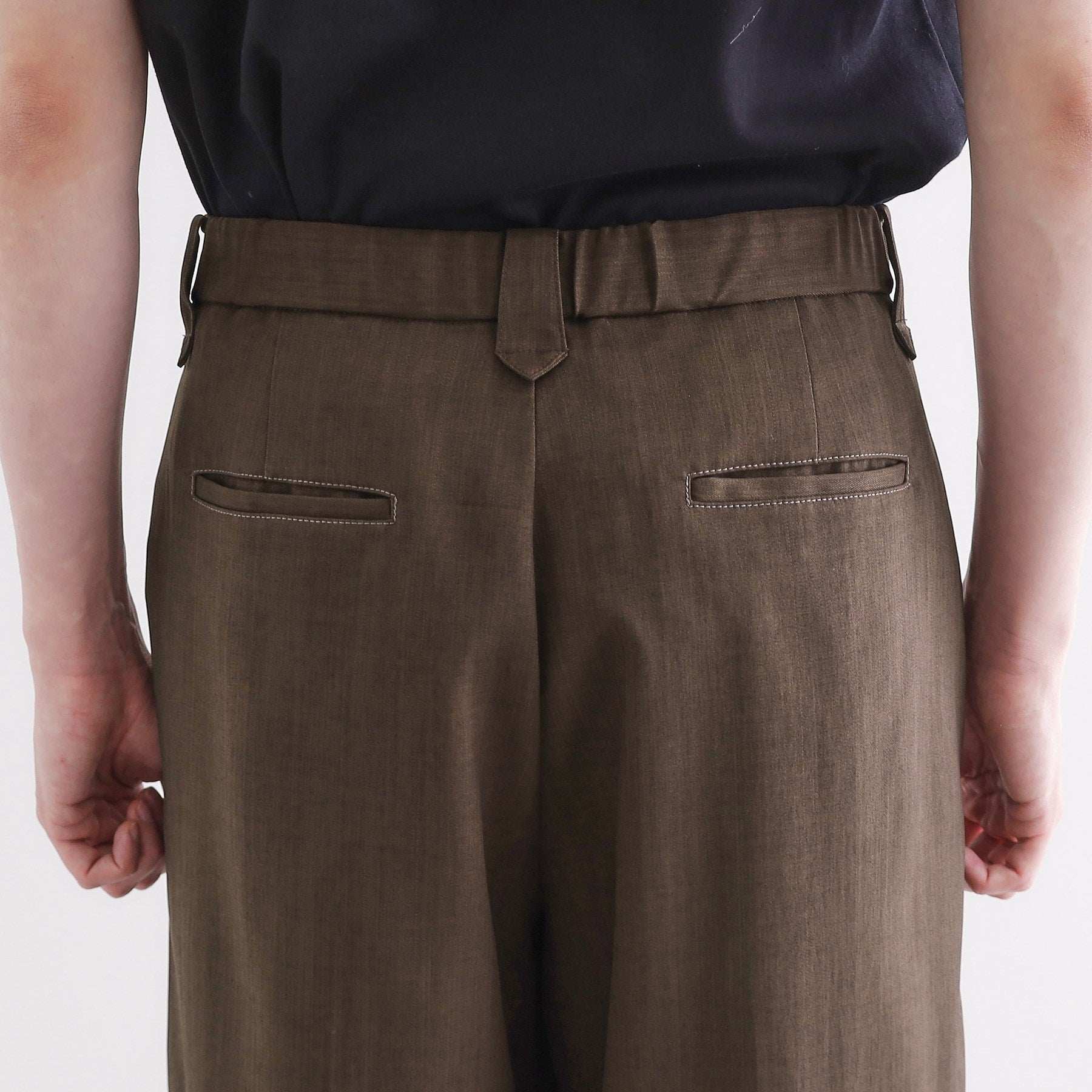 ティーケー タケオ キクチ tk.TAKEO KIKUCHI スタッズスラックス (ブラック(019)) ブラック(019)