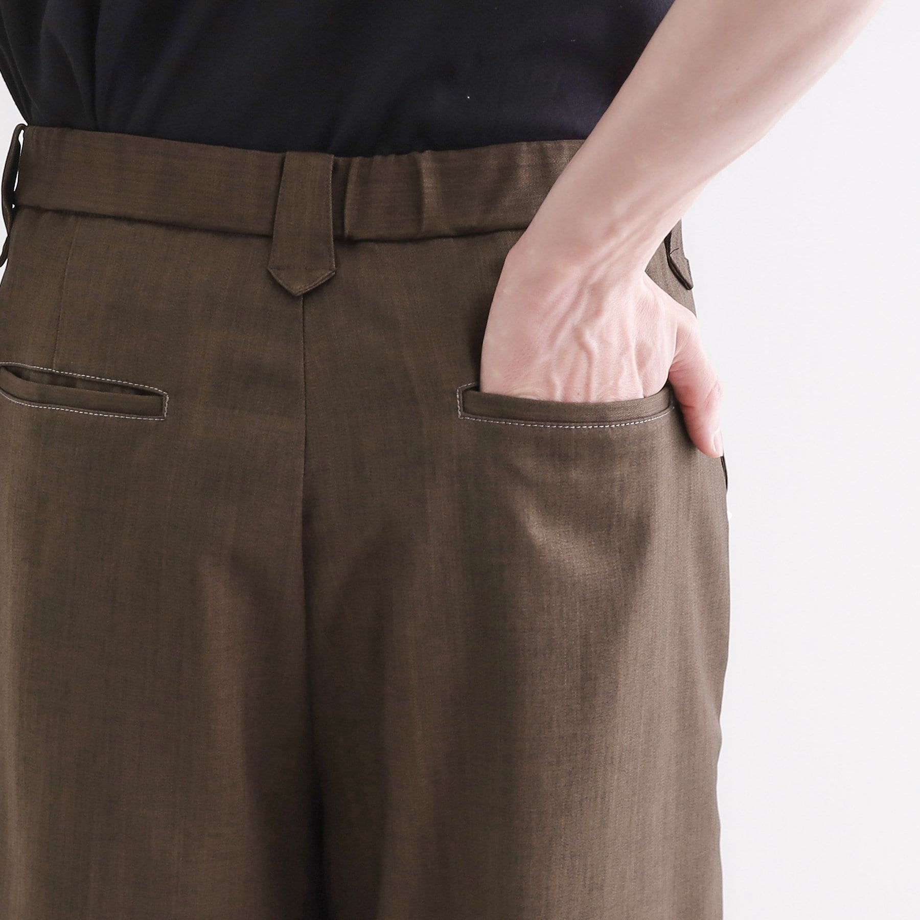 ティーケー タケオ キクチ tk.TAKEO KIKUCHI スタッズスラックス (ブラック(019)) ブラック(019)