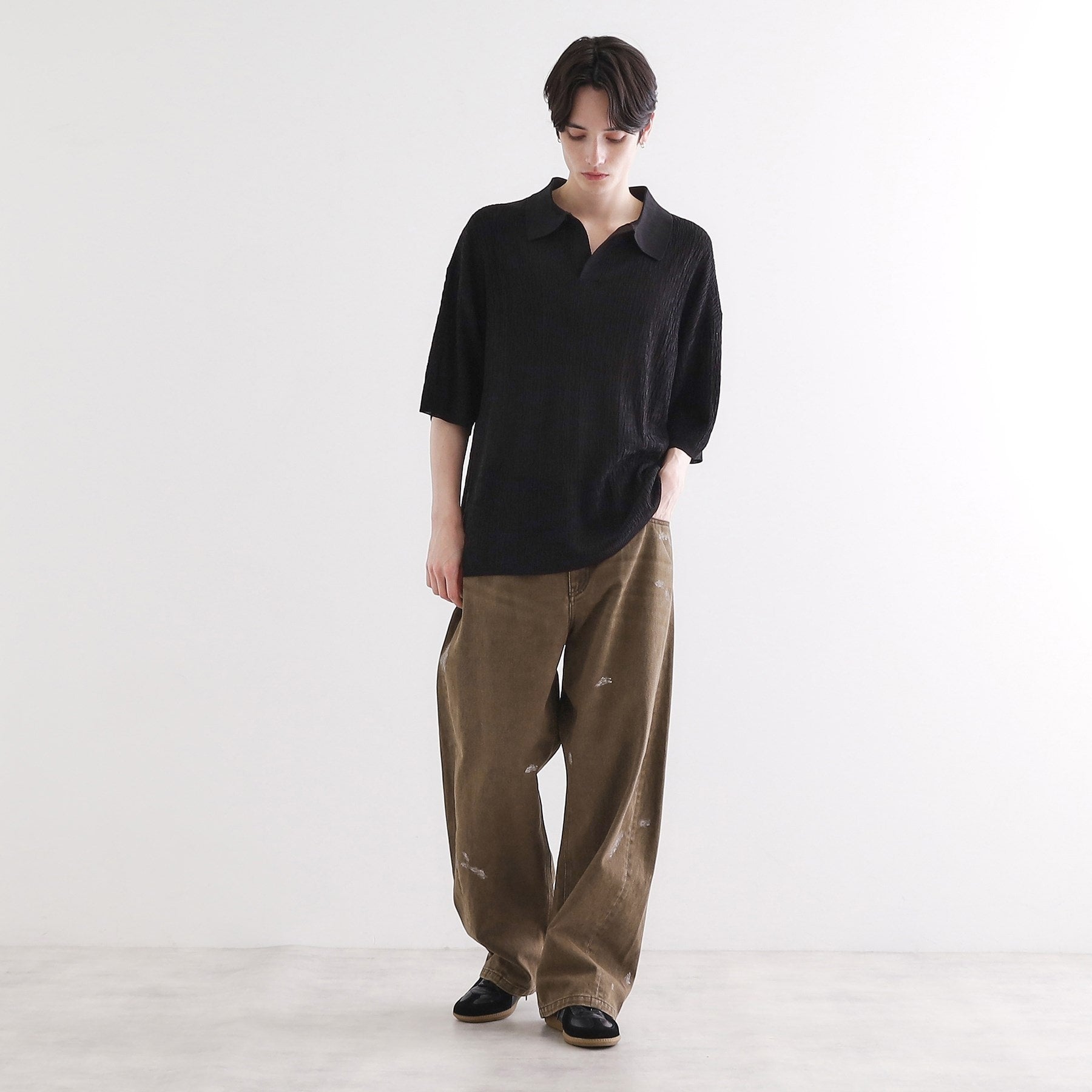 ティーケー タケオ キクチ tk.TAKEO KIKUCHI バレルシルエットパンツ(デニム&カラーパンツ) (モカブラウン(042)) モカブラウン(042)