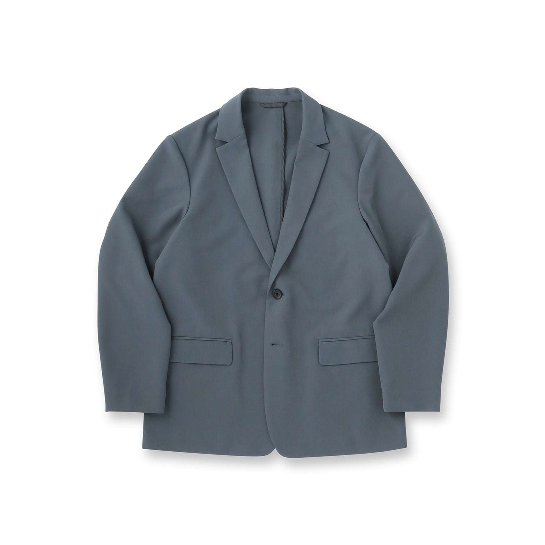 TAKEOKIKUCHI tk. 360度ストレッチ ノーカラージャケット 黒 セットアップ対応360度ストレッチ スリムテーパードパンツ（フル