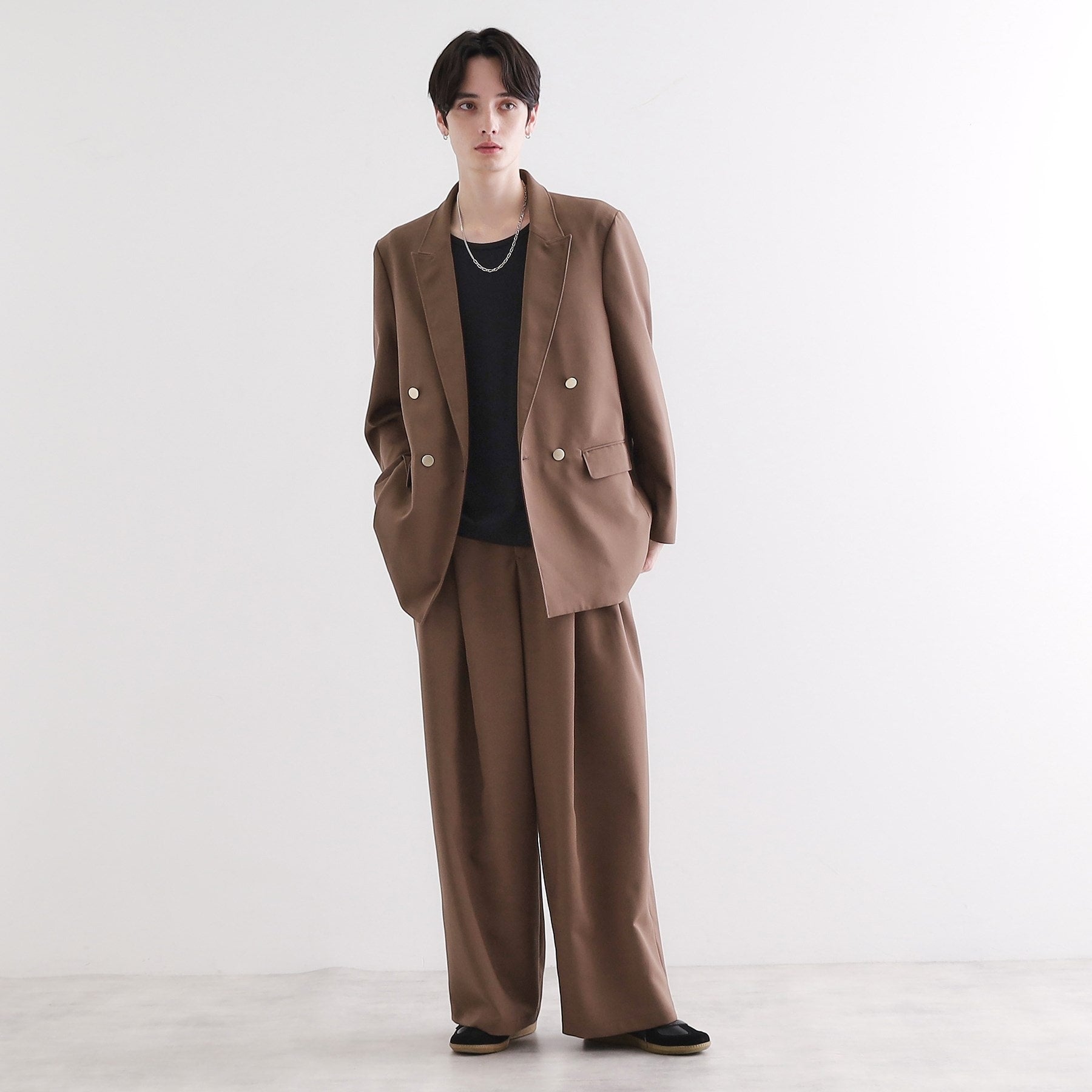 ティーケー タケオ キクチ tk.TAKEO KIKUCHI グランパバギースラックス (チャコールグレー(014)) チャコールグレー(014)