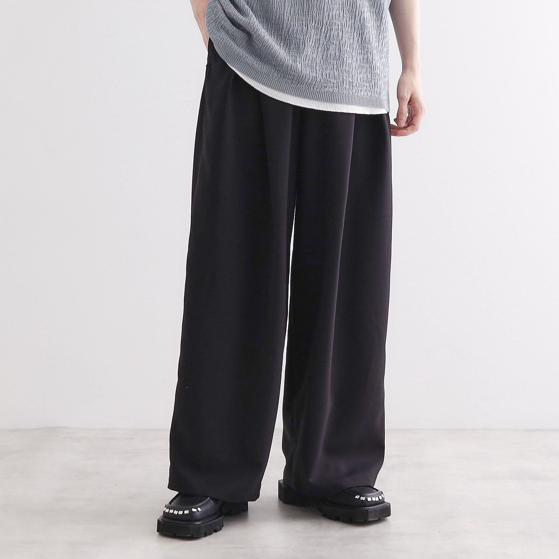 ティーケー タケオ キクチ tk.TAKEO KIKUCHI グランパバギースラックス (ブラック(019)) ブラック(019)