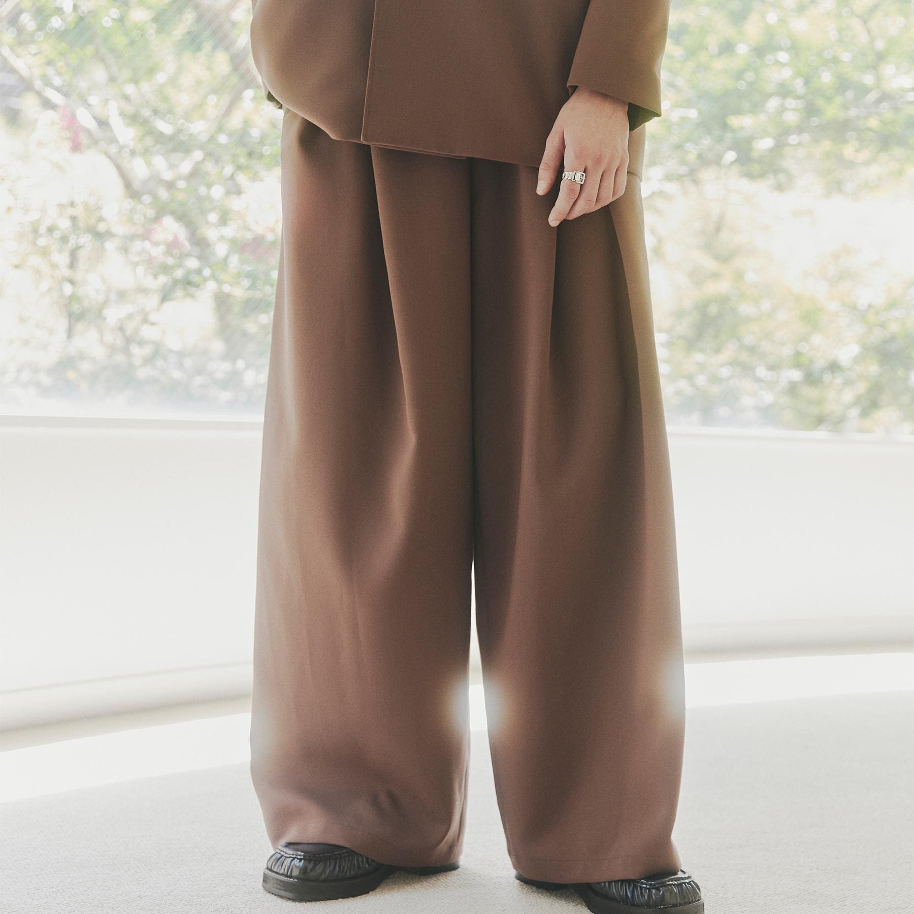 ティーケー タケオ キクチ tk.TAKEO KIKUCHI グランパバギースラックス (モカブラウン(042)) モカブラウン(042)