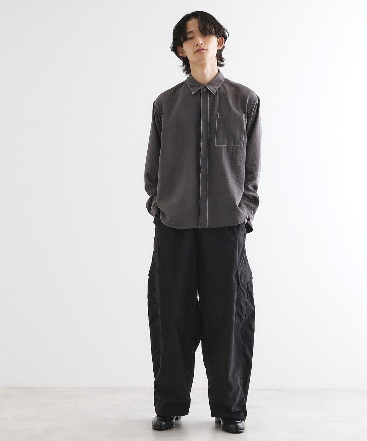 ティーケー タケオ キクチ tk.TAKEO KIKUCHI ビンテージフィブリルライクシャツ (スミクロ(018)) スミクロ(018)