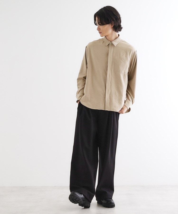 ティーケー タケオ キクチ tk.TAKEO KIKUCHI ビンテージフィブリルライクシャツ (スミクロ(018)) スミクロ(018)