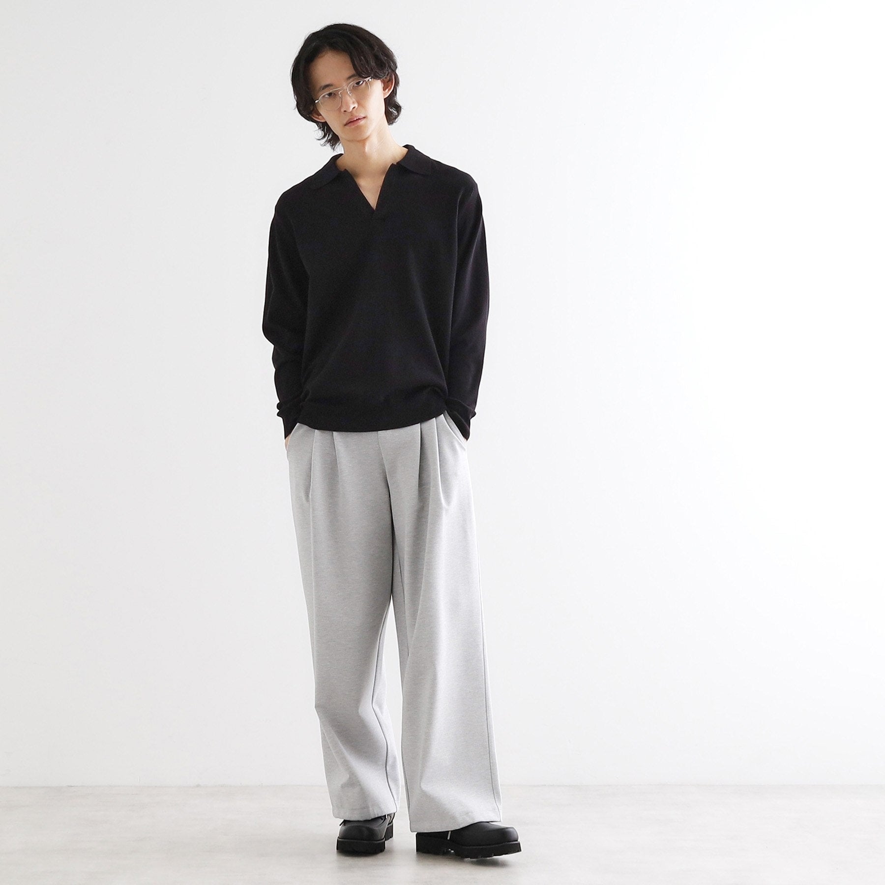 ティーケー タケオ キクチ tk.TAKEO KIKUCHI ハイゲージスキッパーコンパクトポロニット (レッド(063)) レッド(063)