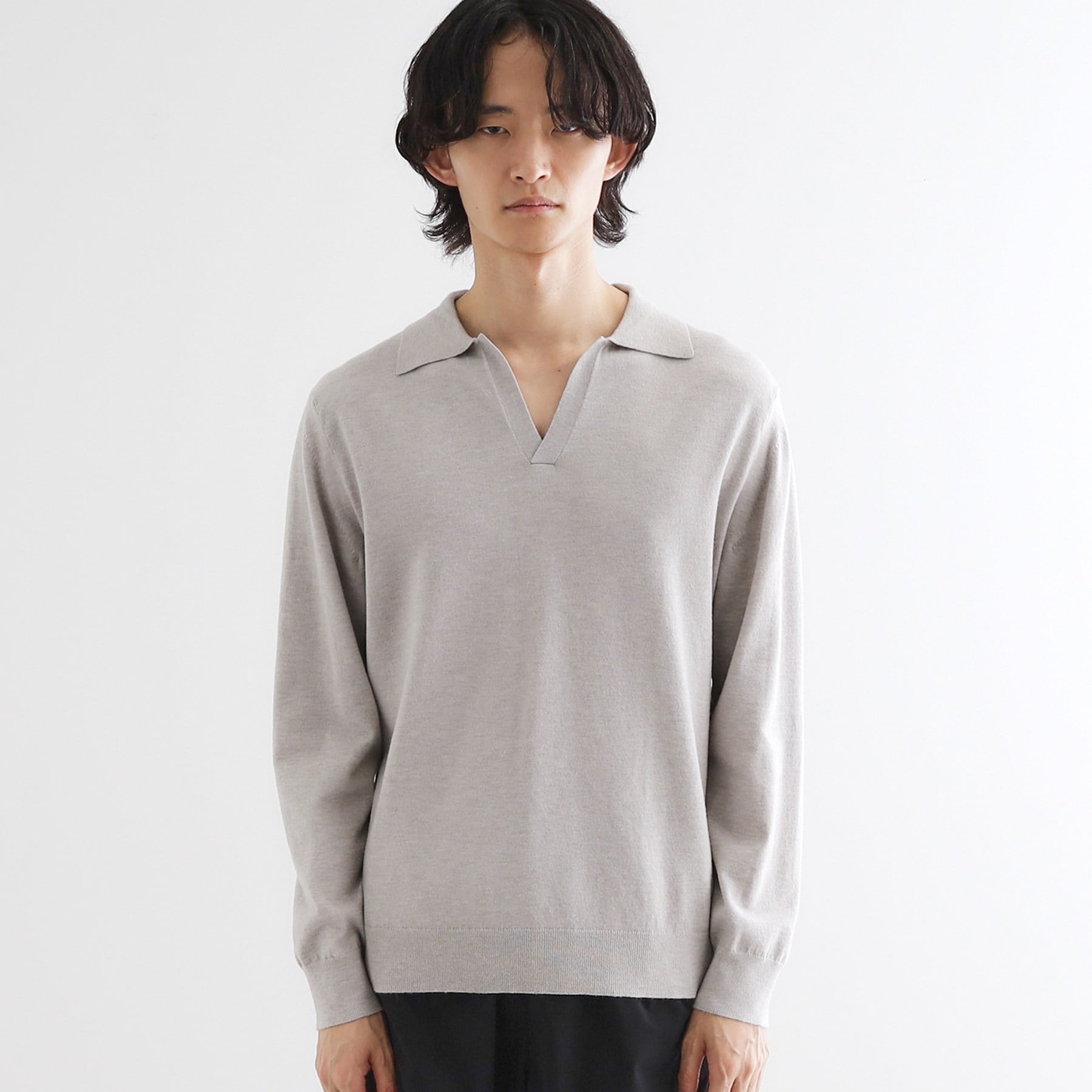 ティーケー タケオ キクチ tk.TAKEO KIKUCHI ハイゲージスキッパーコンパクトポロニット (レッド(063)) レッド(063)