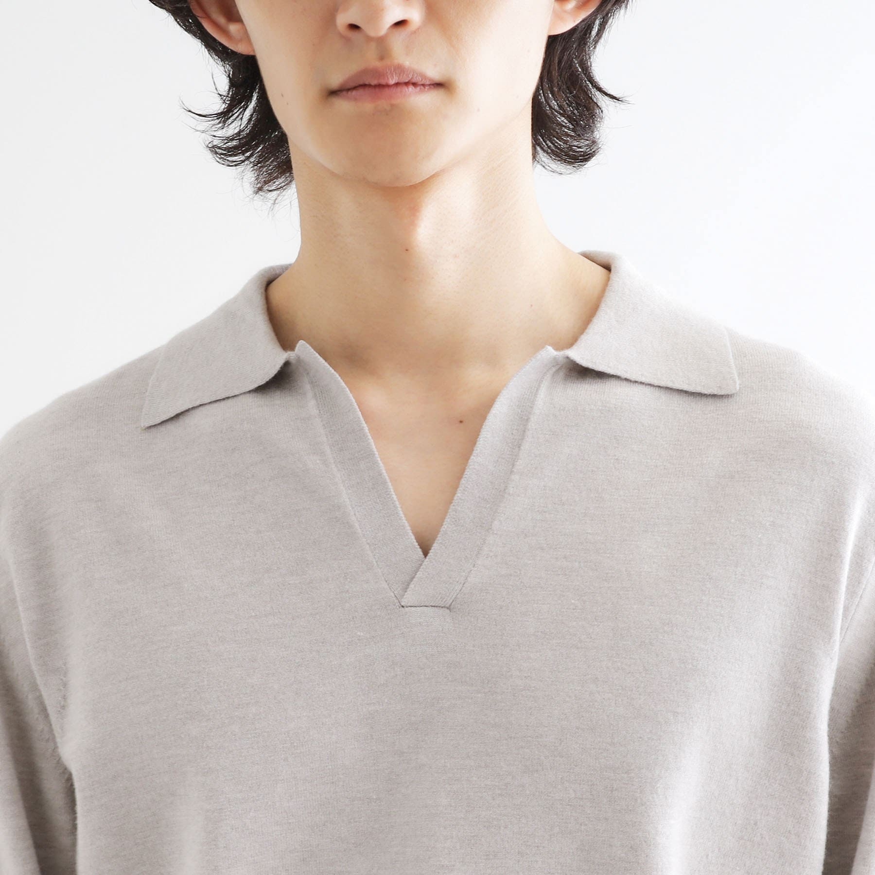 ティーケー タケオ キクチ tk.TAKEO KIKUCHI ハイゲージスキッパーコンパクトポロニット (レッド(063)) レッド(063)