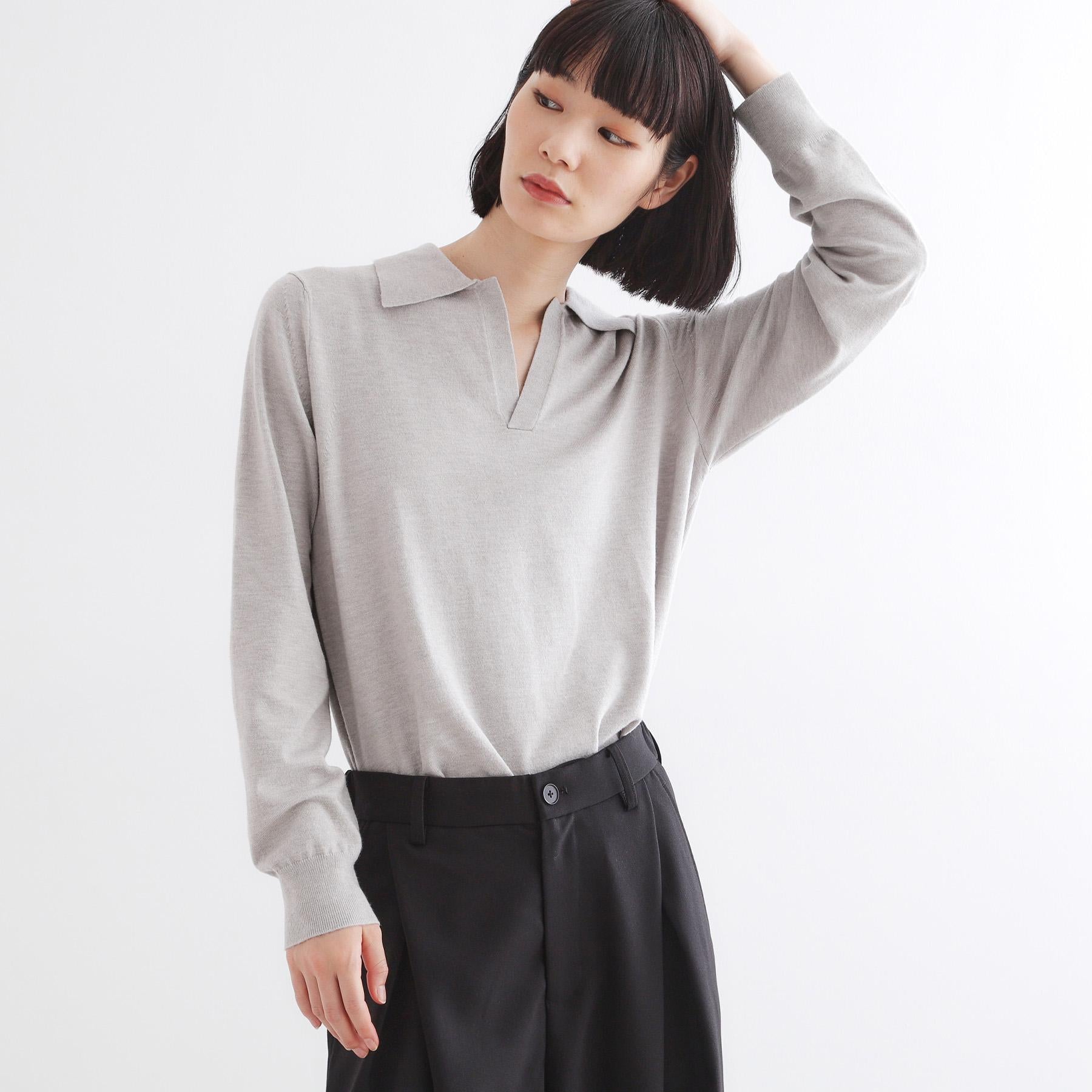 ティーケー タケオ キクチ tk.TAKEO KIKUCHI ハイゲージスキッパーコンパクトポロニット (レッド(063)) レッド(063)