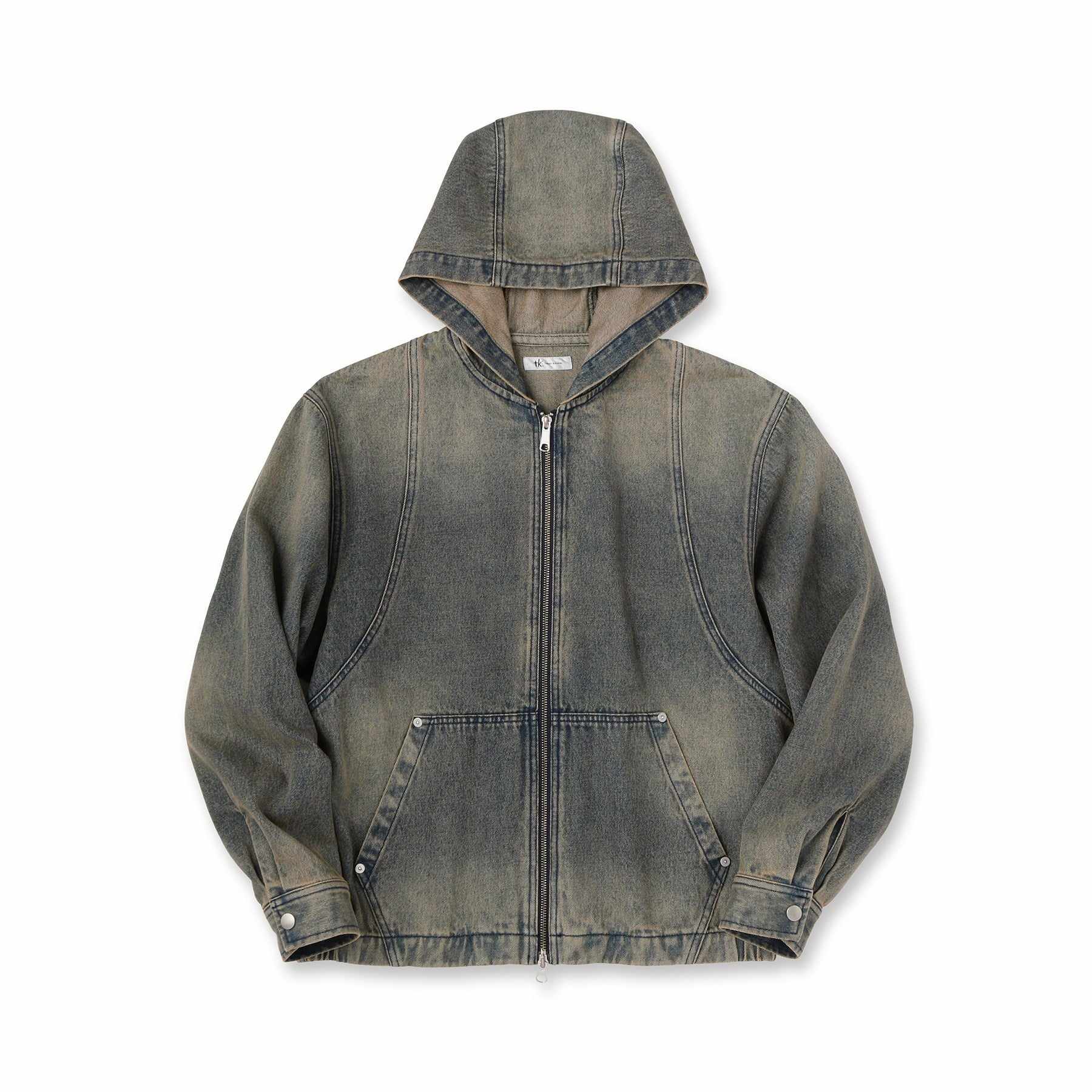 ティーケー タケオ キクチ tk.TAKEO KIKUCHI ヴィンテージライクデニムジップパーカー (ブルー(092)) ブルー(092)