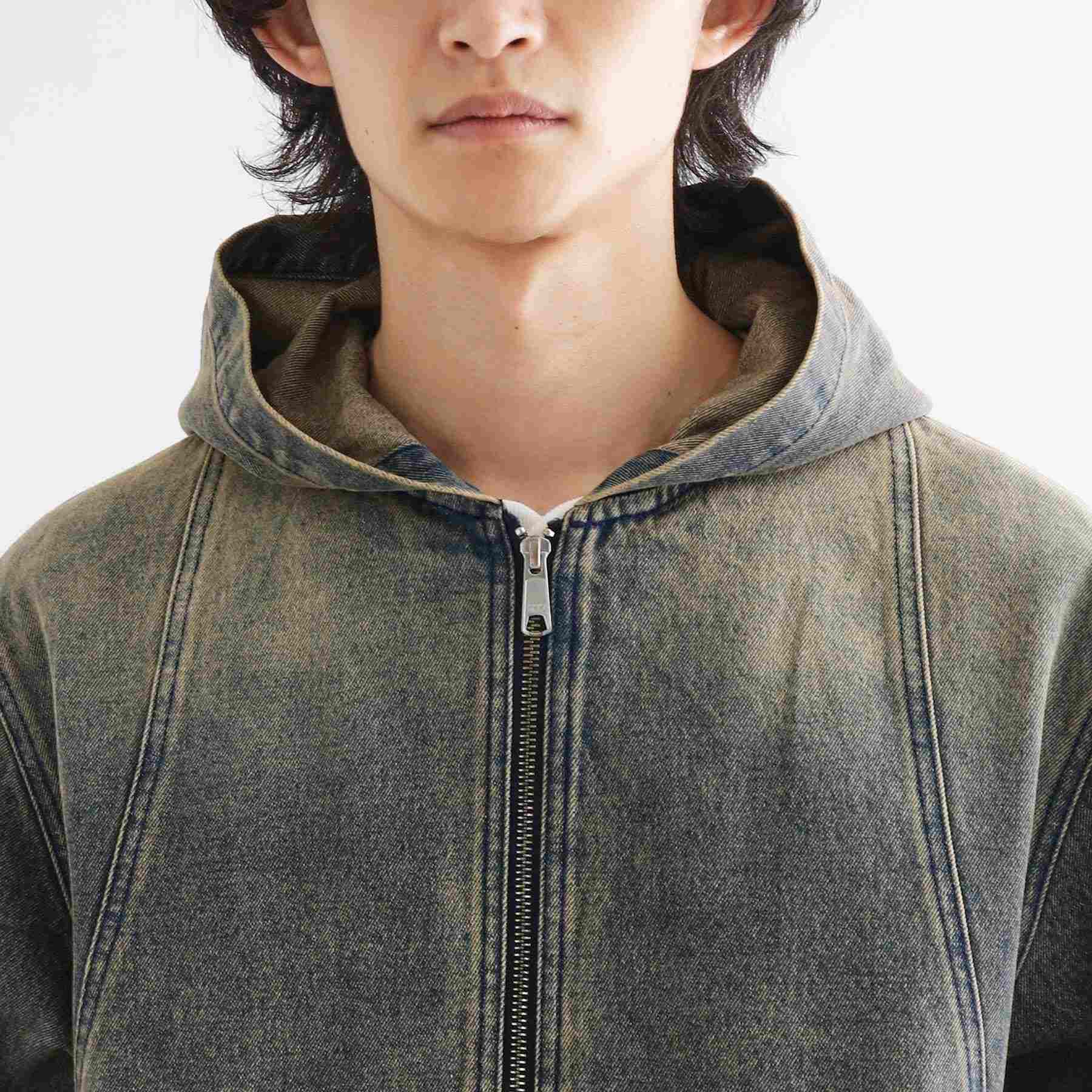 ティーケー タケオ キクチ tk.TAKEO KIKUCHI ヴィンテージライクデニムジップパーカー (ブルー(092)) ブルー(092)