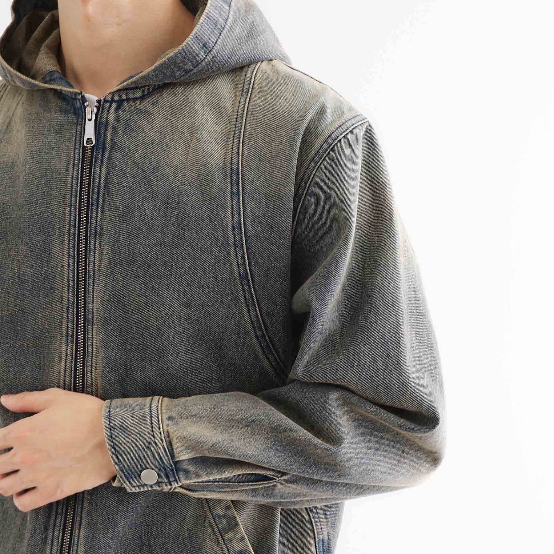 ティーケー タケオ キクチ tk.TAKEO KIKUCHI ヴィンテージライクデニムジップパーカー (ブルー(092)) ブルー(092)