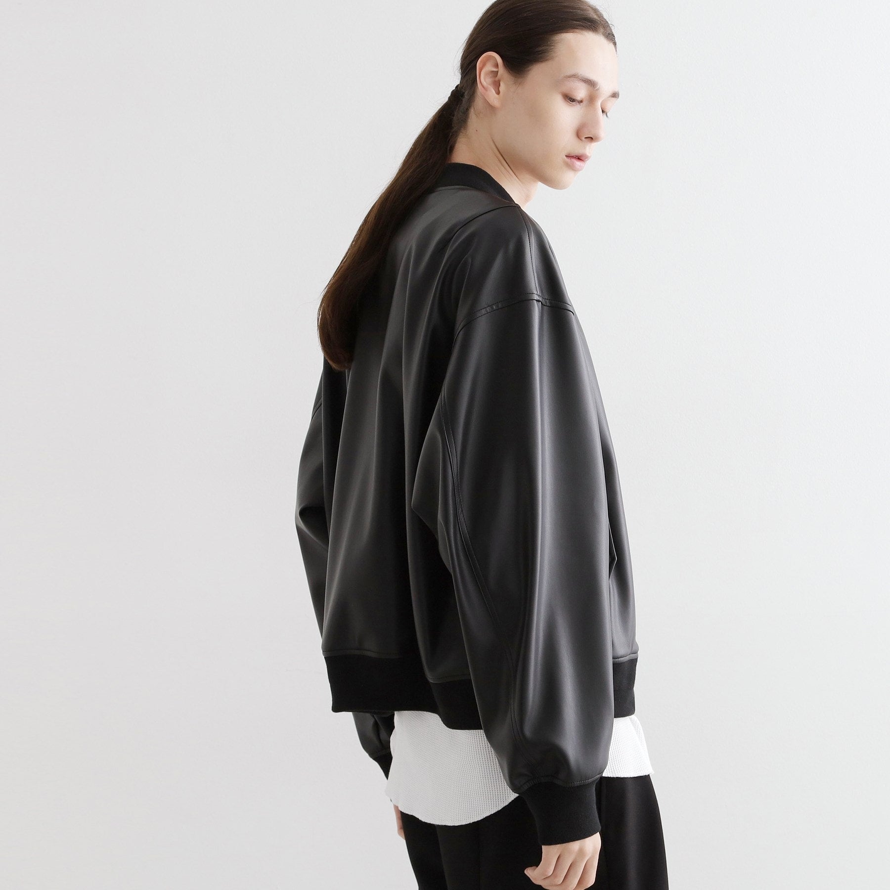 ティーケー タケオ キクチ tk.TAKEO KIKUCHI シンセティックレザー MAー1 (ブラウン(143)) ブラウン(143)