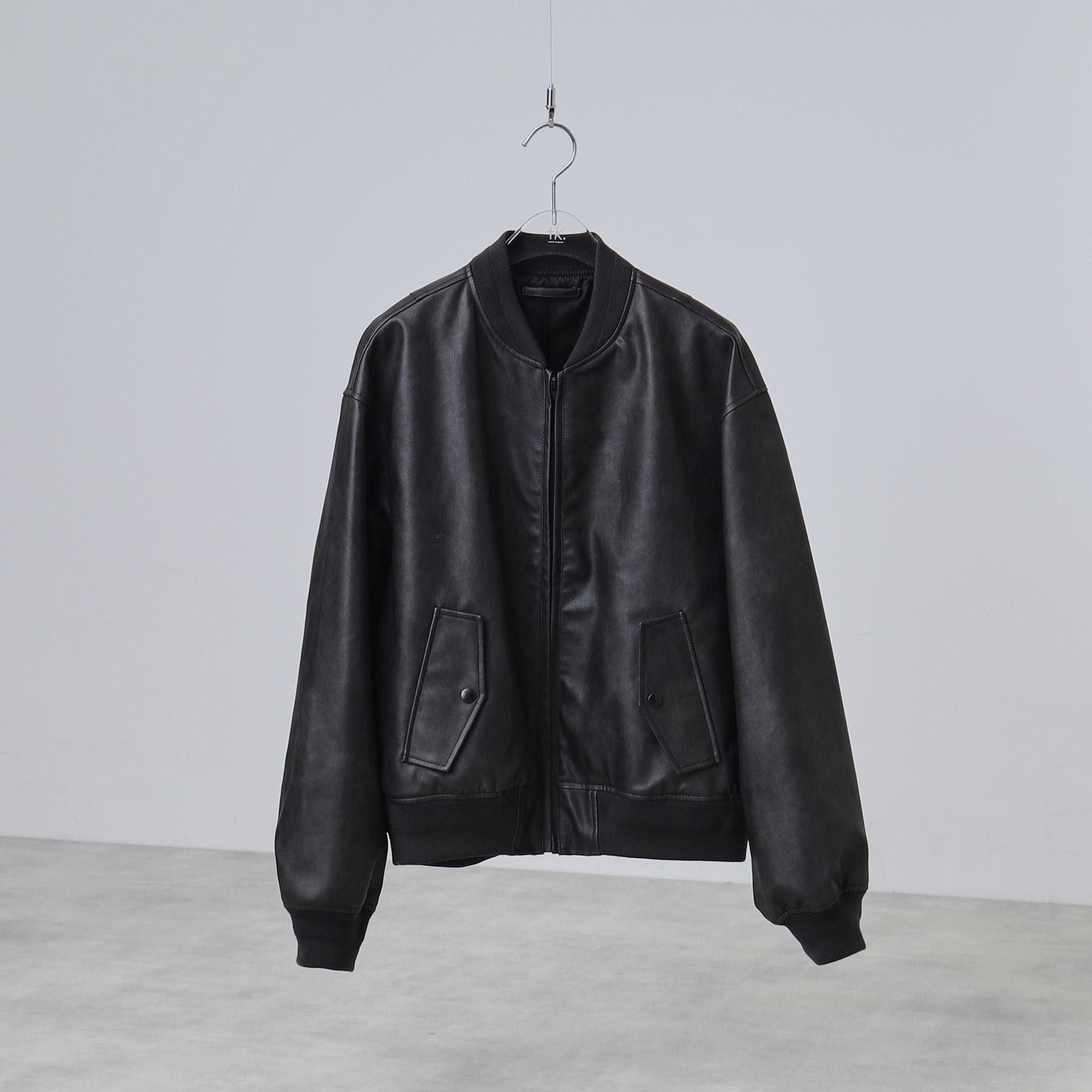 ティーケー タケオ キクチ tk.TAKEO KIKUCHI シンセティックレザー MAー1 (ブラウン(143)) ブラウン(143)