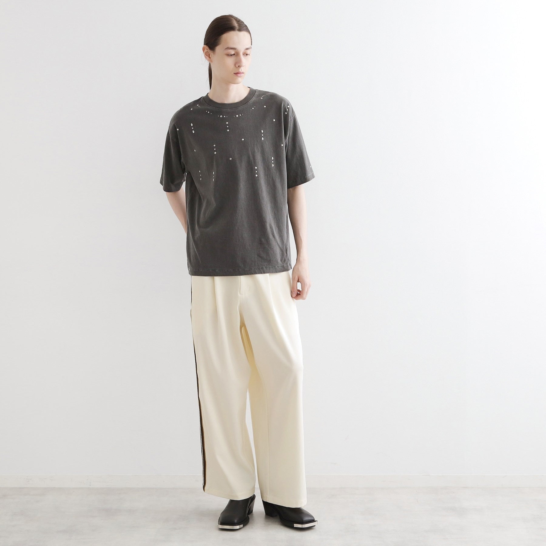 ティーケー タケオ キクチ tk.TAKEO KIKUCHI ラインスラックス (オフホワイト(003)) オフホワイト(003)