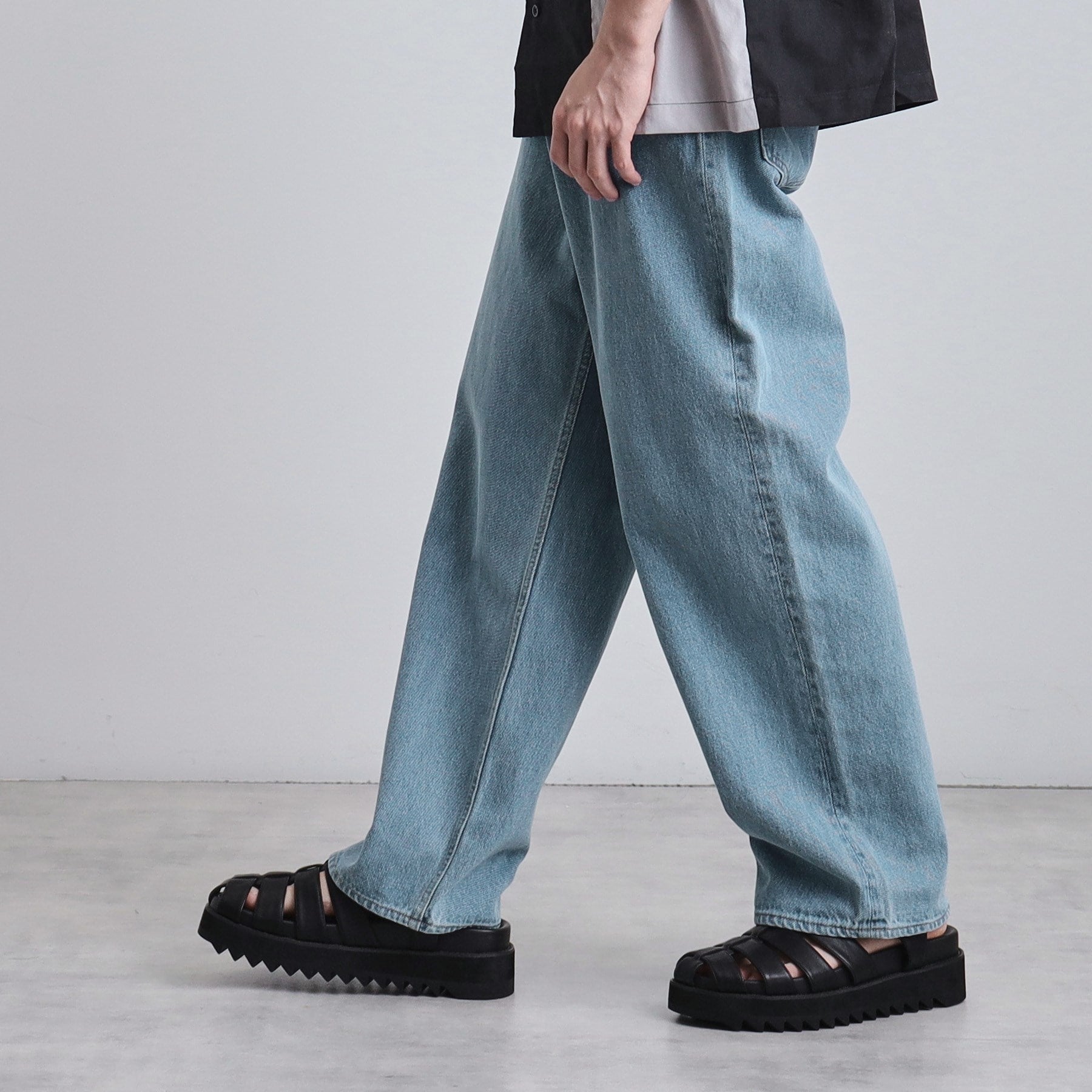 ティーケー タケオ キクチ tk.TAKEO KIKUCHI バギーデニムパンツ (ブルー(093)) ブルー(093)