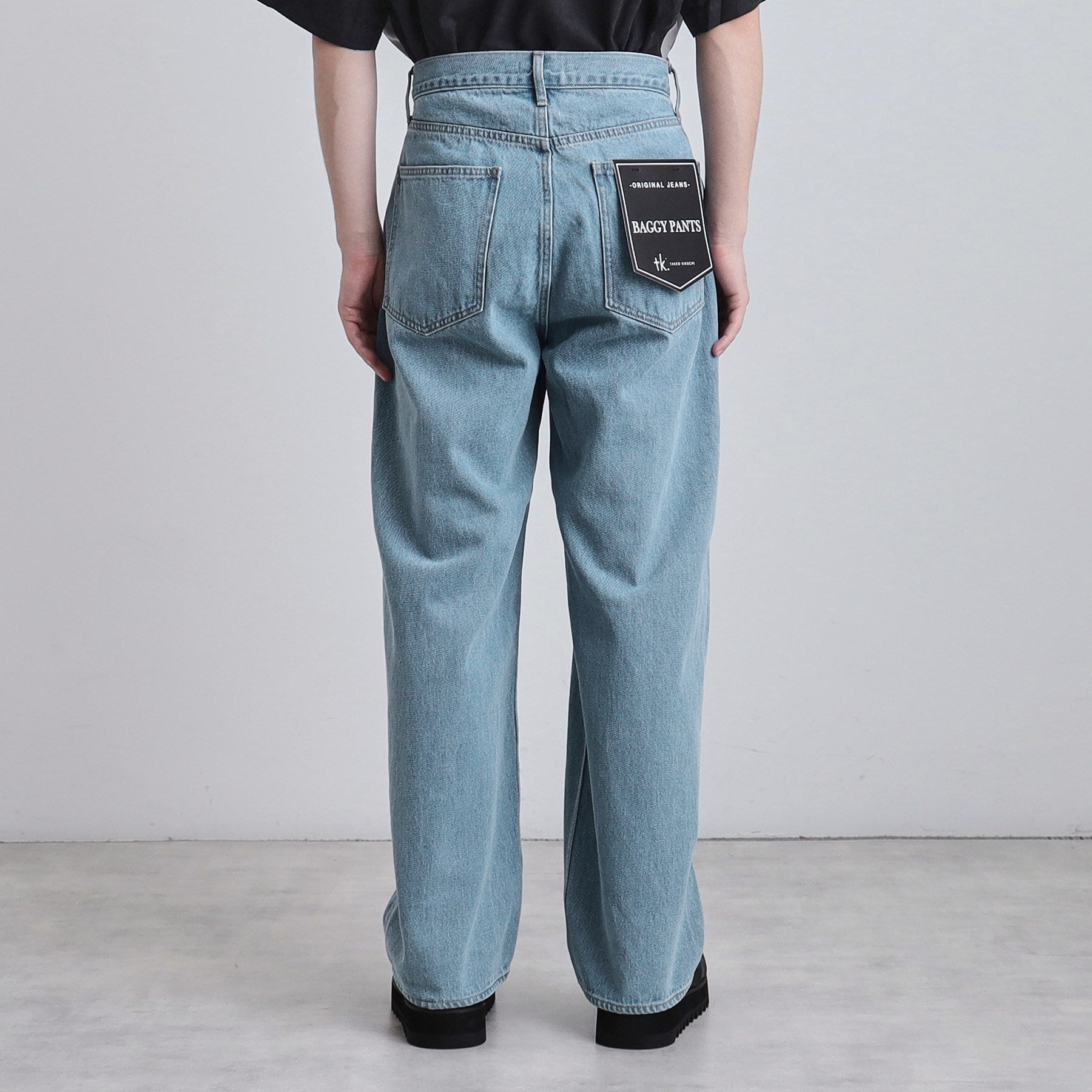 ティーケー タケオ キクチ tk.TAKEO KIKUCHI バギーデニムパンツ (ブルー(093)) ブルー(093)