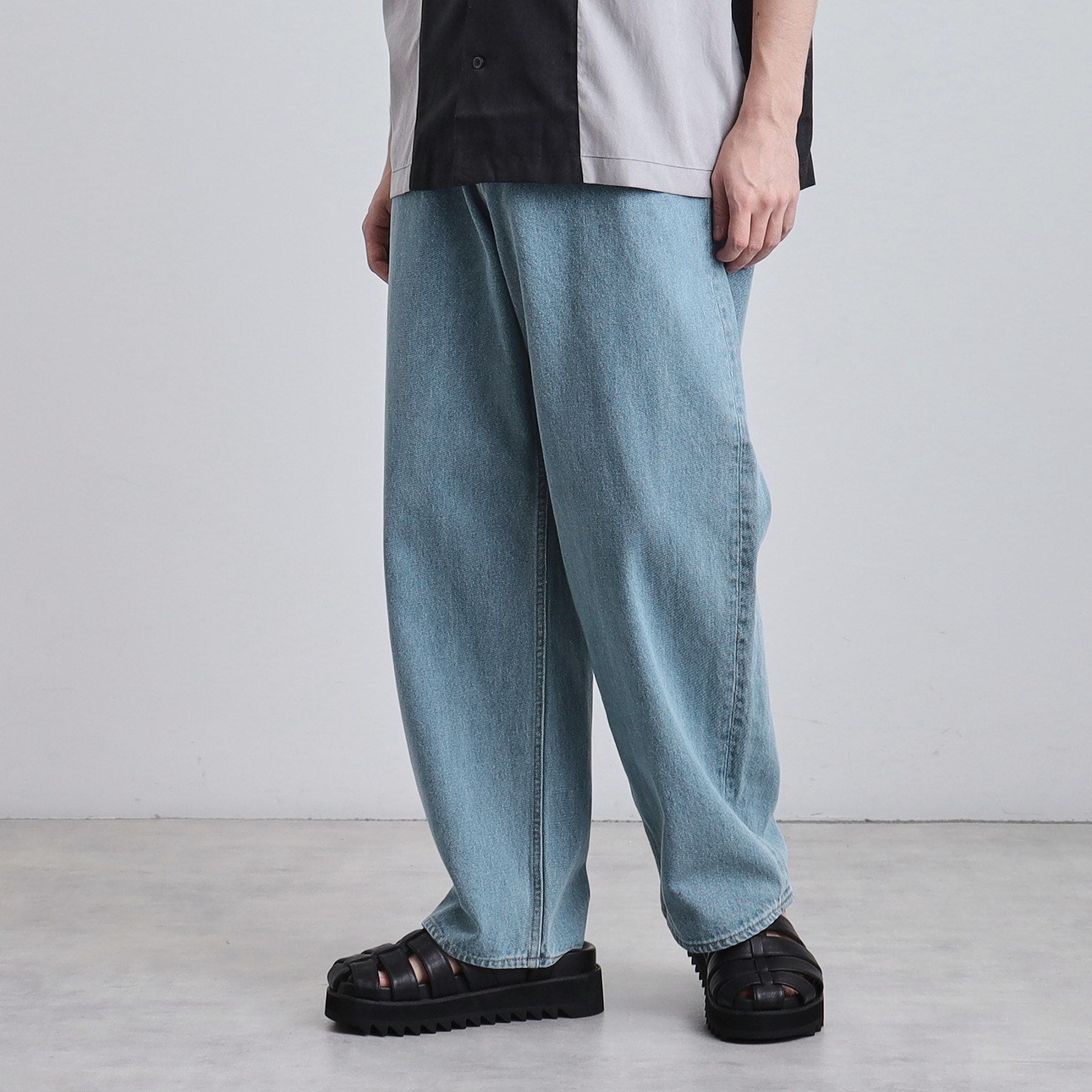 ティーケー タケオ キクチ tk.TAKEO KIKUCHI バギーデニムパンツ (ブルー(093)) ブルー(093)