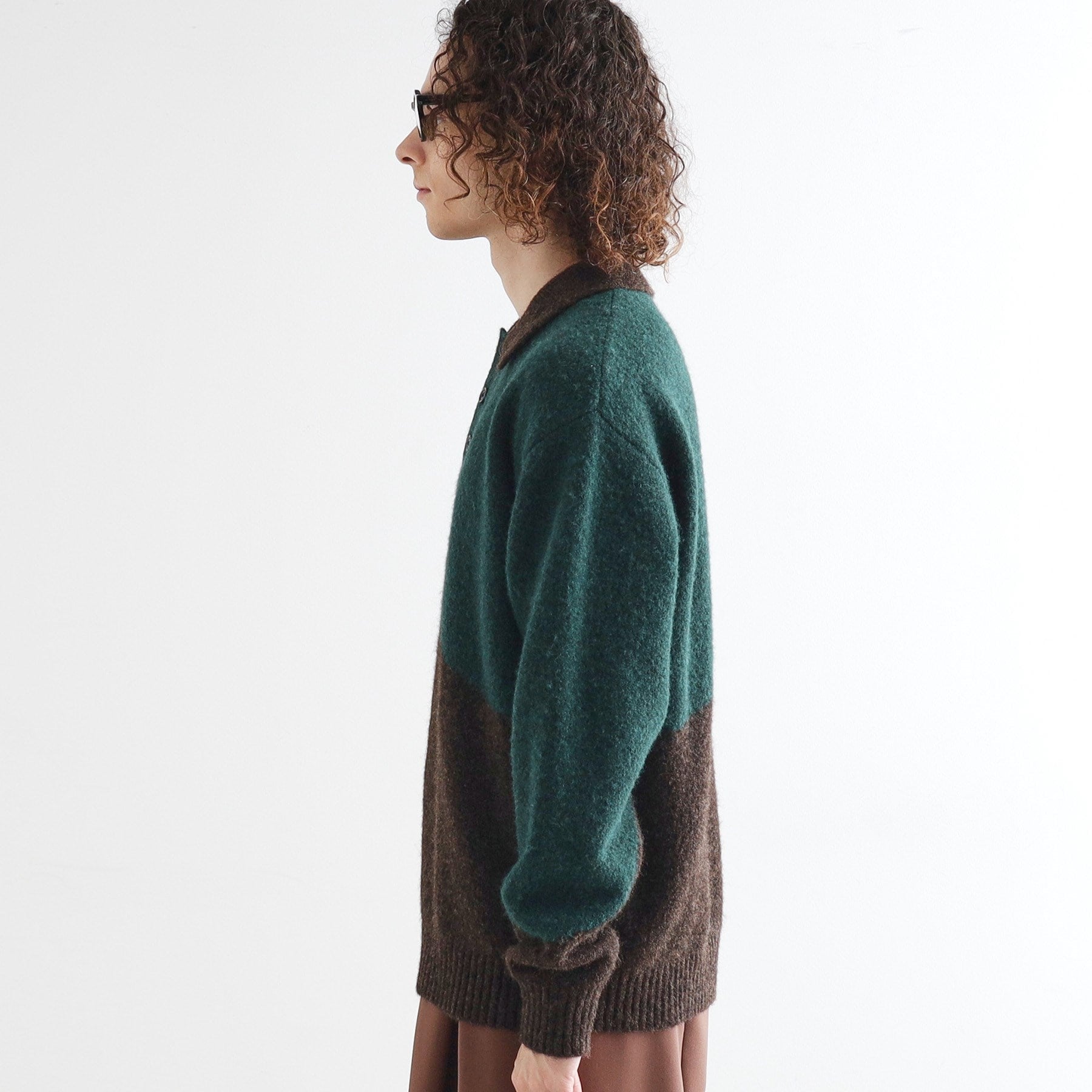 ティーケー タケオ キクチ tk.TAKEO KIKUCHI カーブスイッチニットポロシャツ (ライトグレー(011)) ライトグレー(011)