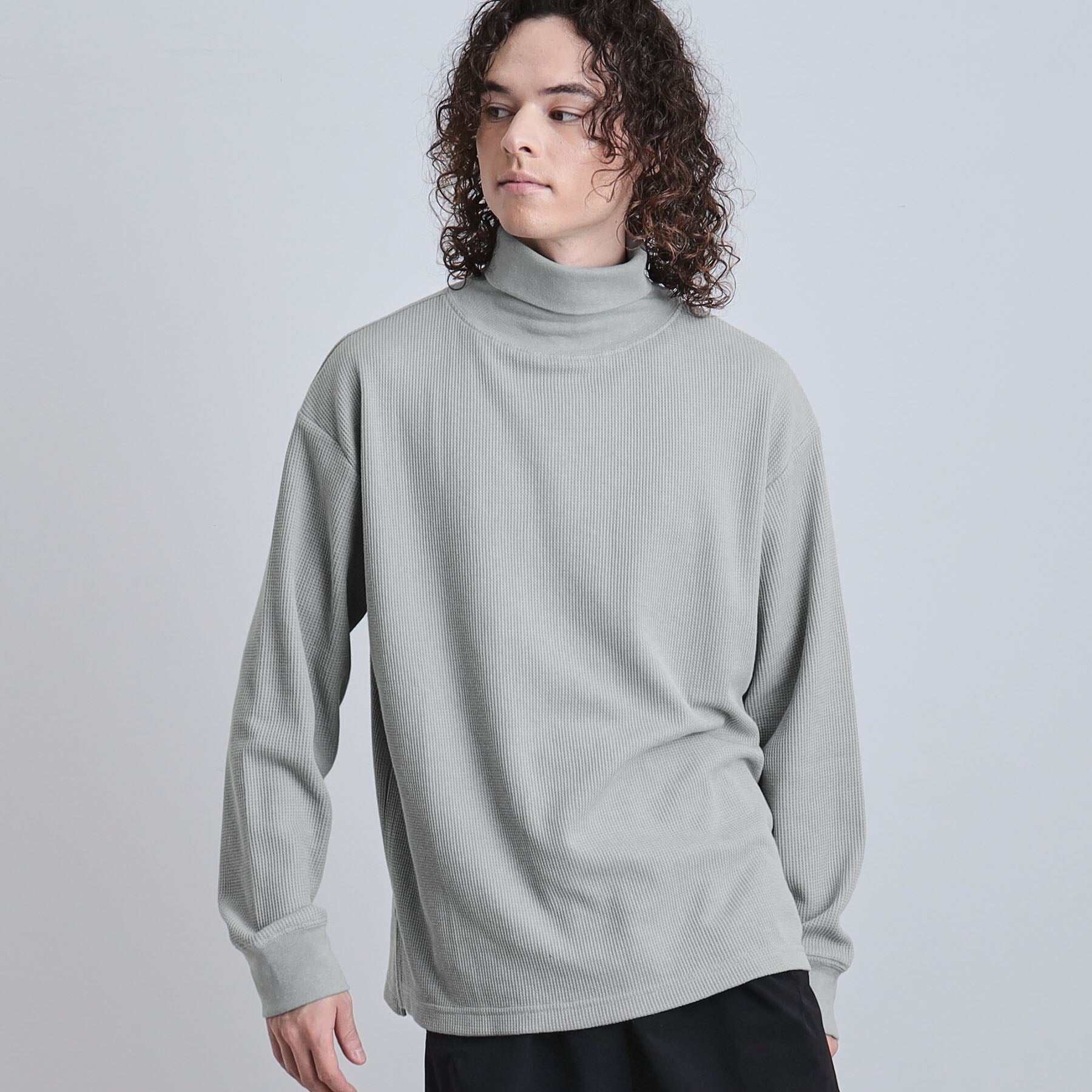 ティーケー タケオ キクチ tk.TAKEO KIKUCHI ワッフルタートルカットソー (ライトグレー(011)) ライトグレー(011)