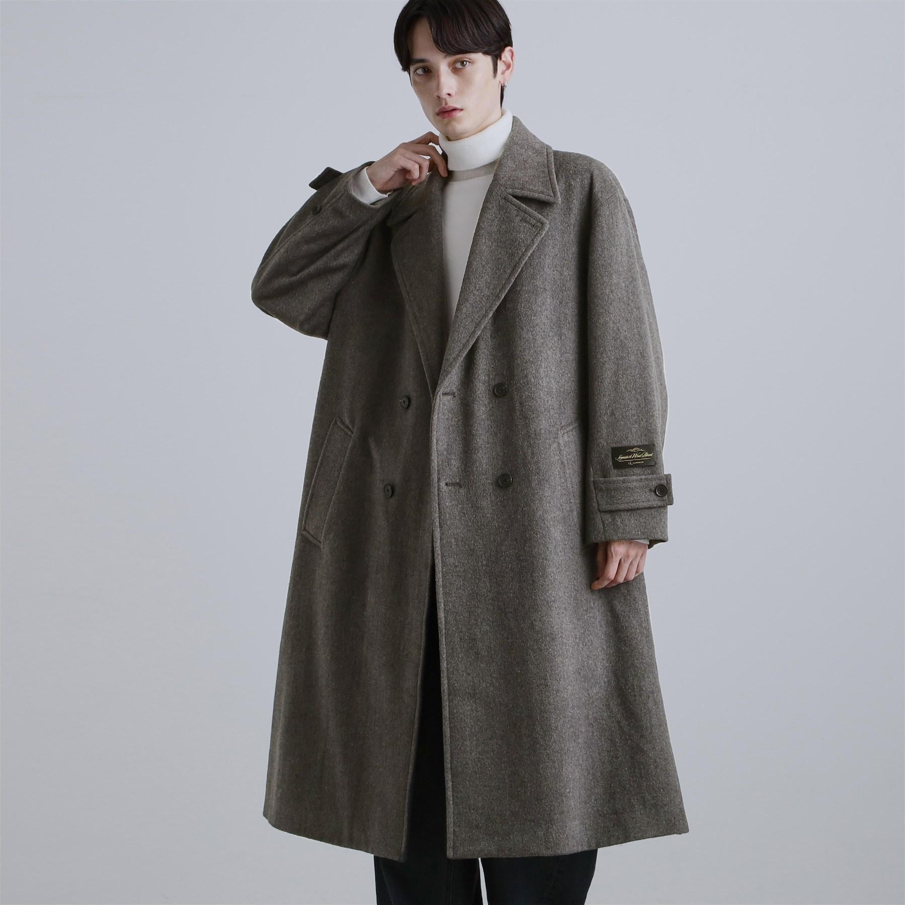 tk.TAKEO KIKUCHI Double Over Chester Coat
