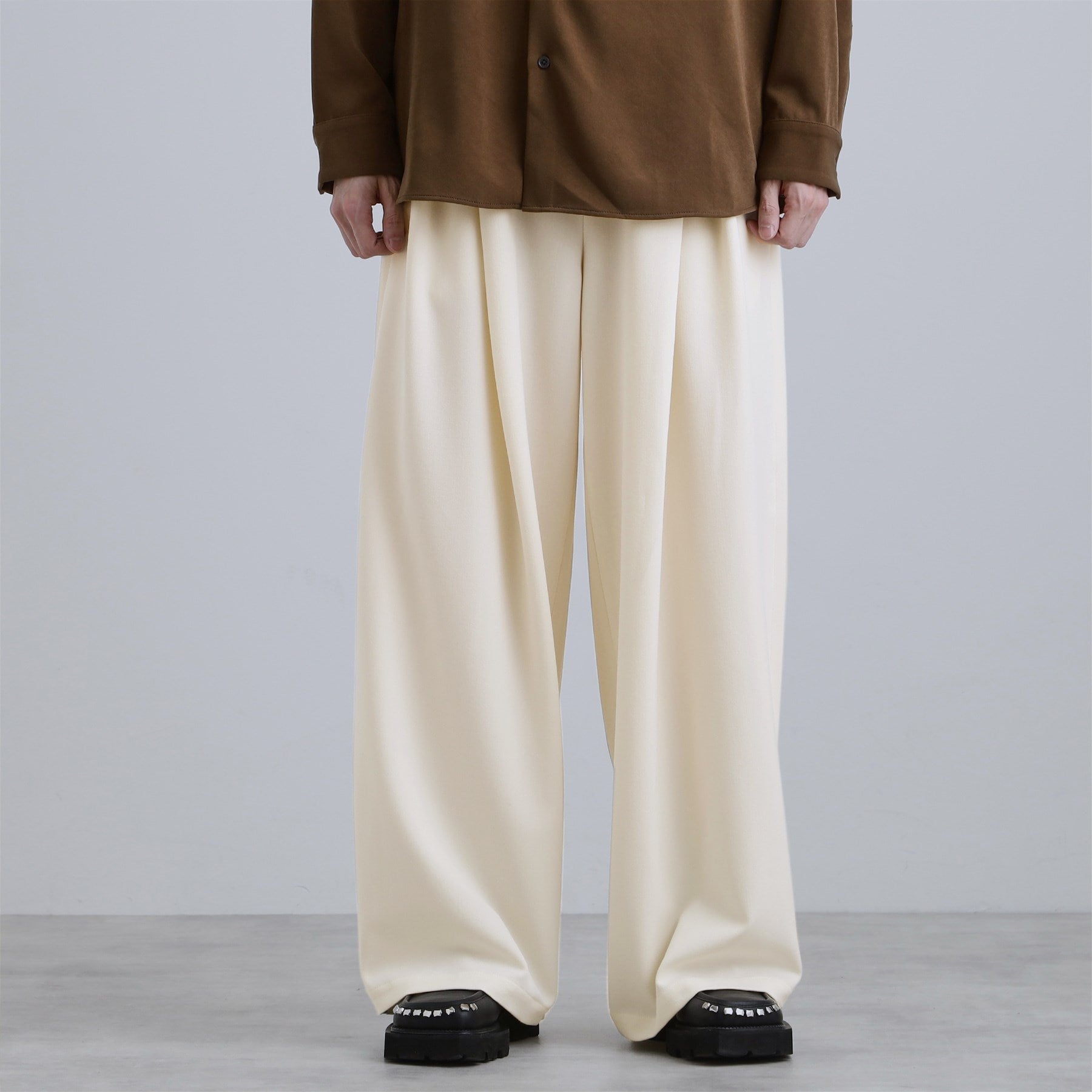 ティーケー タケオ キクチ tk.TAKEO KIKUCHI 【WEB限定】スーパーワイドバギースラックスパンツ (オフホワイト(003)) オフホワイト(003)