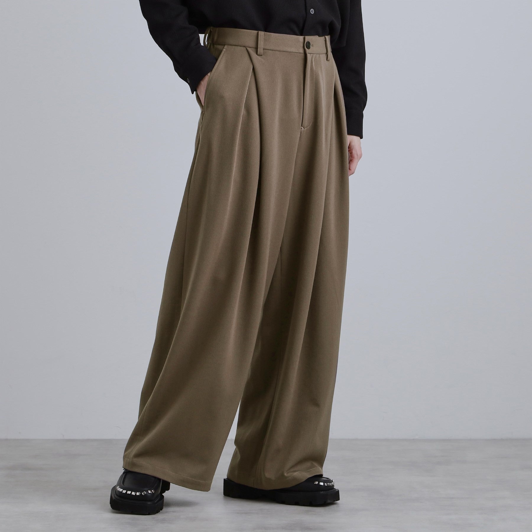 ティーケー タケオ キクチ tk.TAKEO KIKUCHI 【WEB限定】スーパーワイドバギースラックスパンツ (オフホワイト(003)) オフホワイト(003)