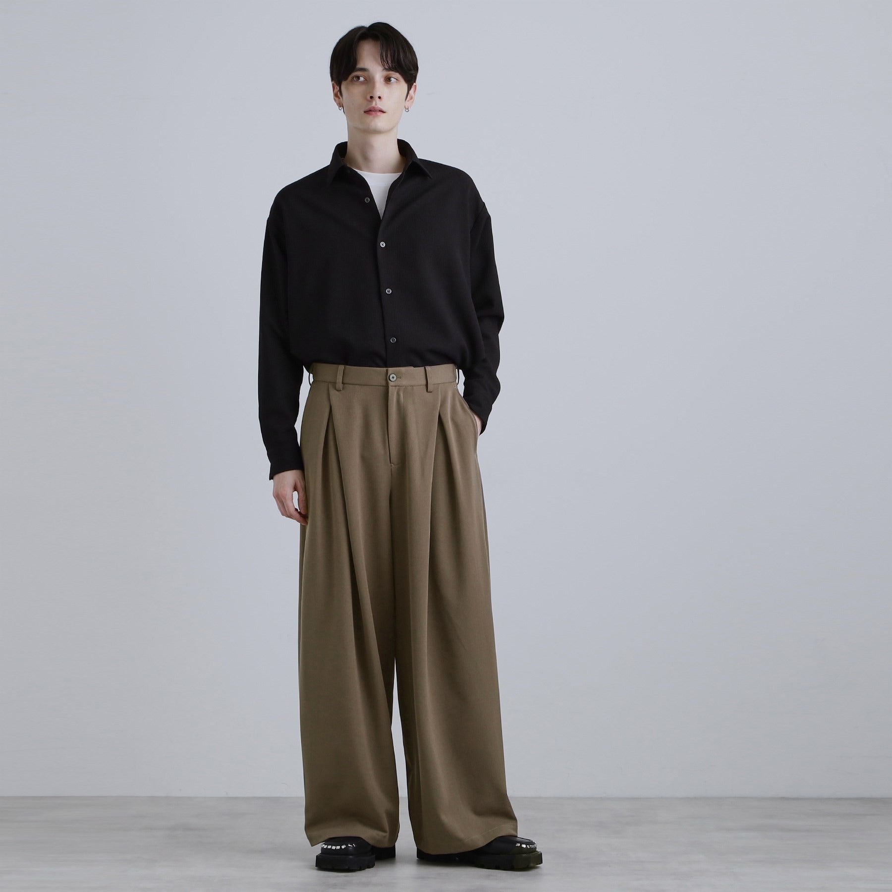 ティーケー タケオ キクチ tk.TAKEO KIKUCHI 【WEB限定】スーパーワイドバギースラックスパンツ (オフホワイト(003)) オフホワイト(003)